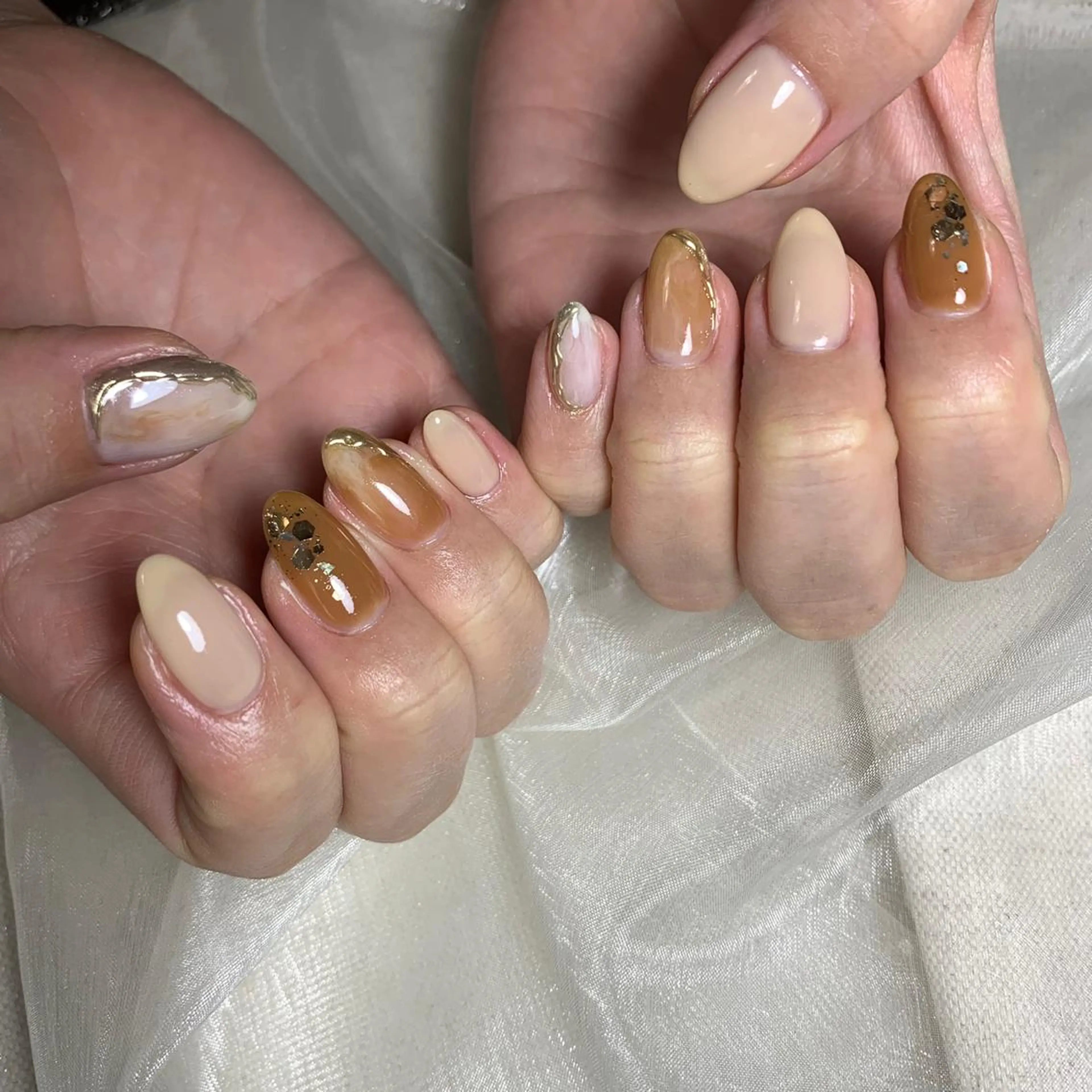 ネイル ハンドネイル 里見 麗のネイルデザイン