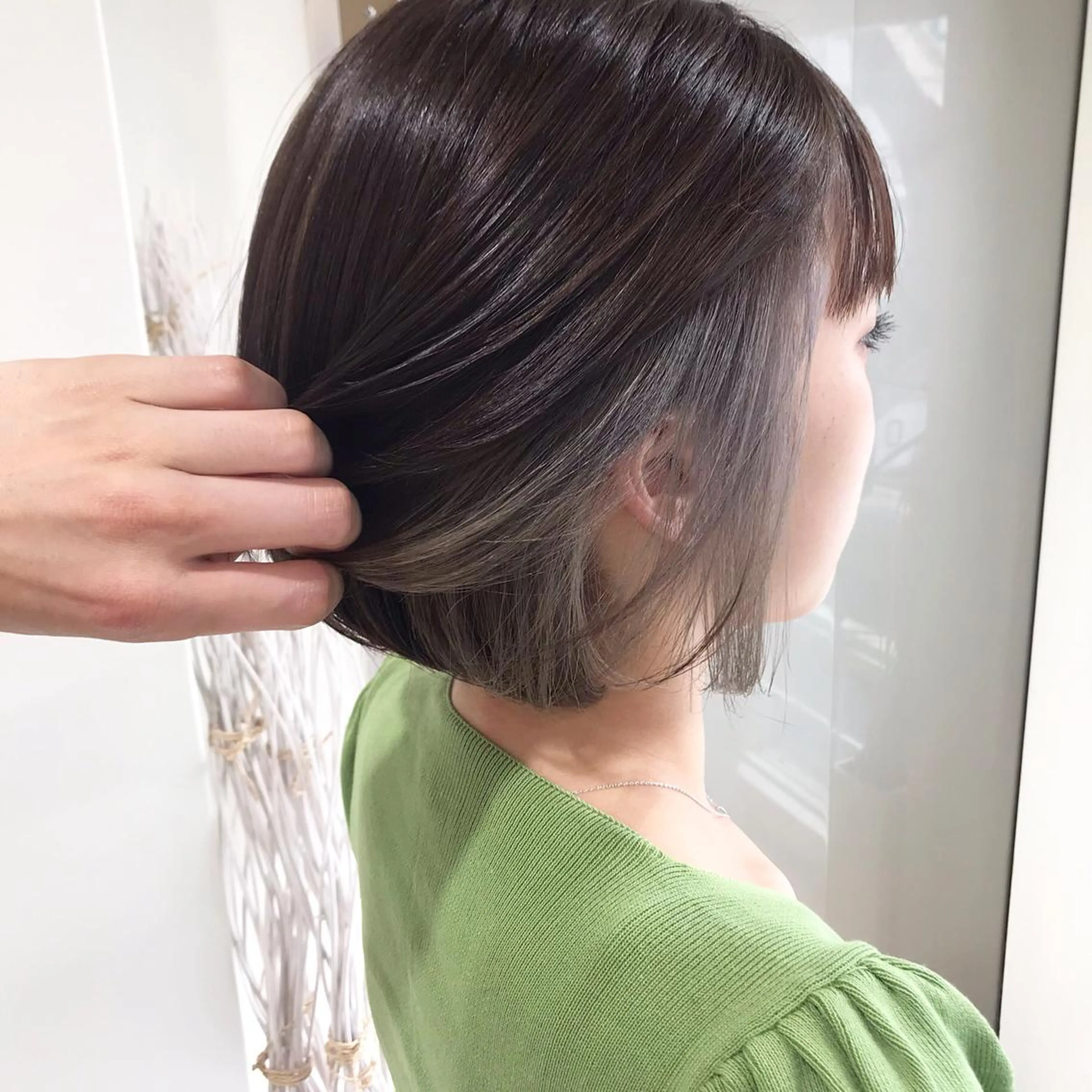 インナーカラー +オンカラーの写真