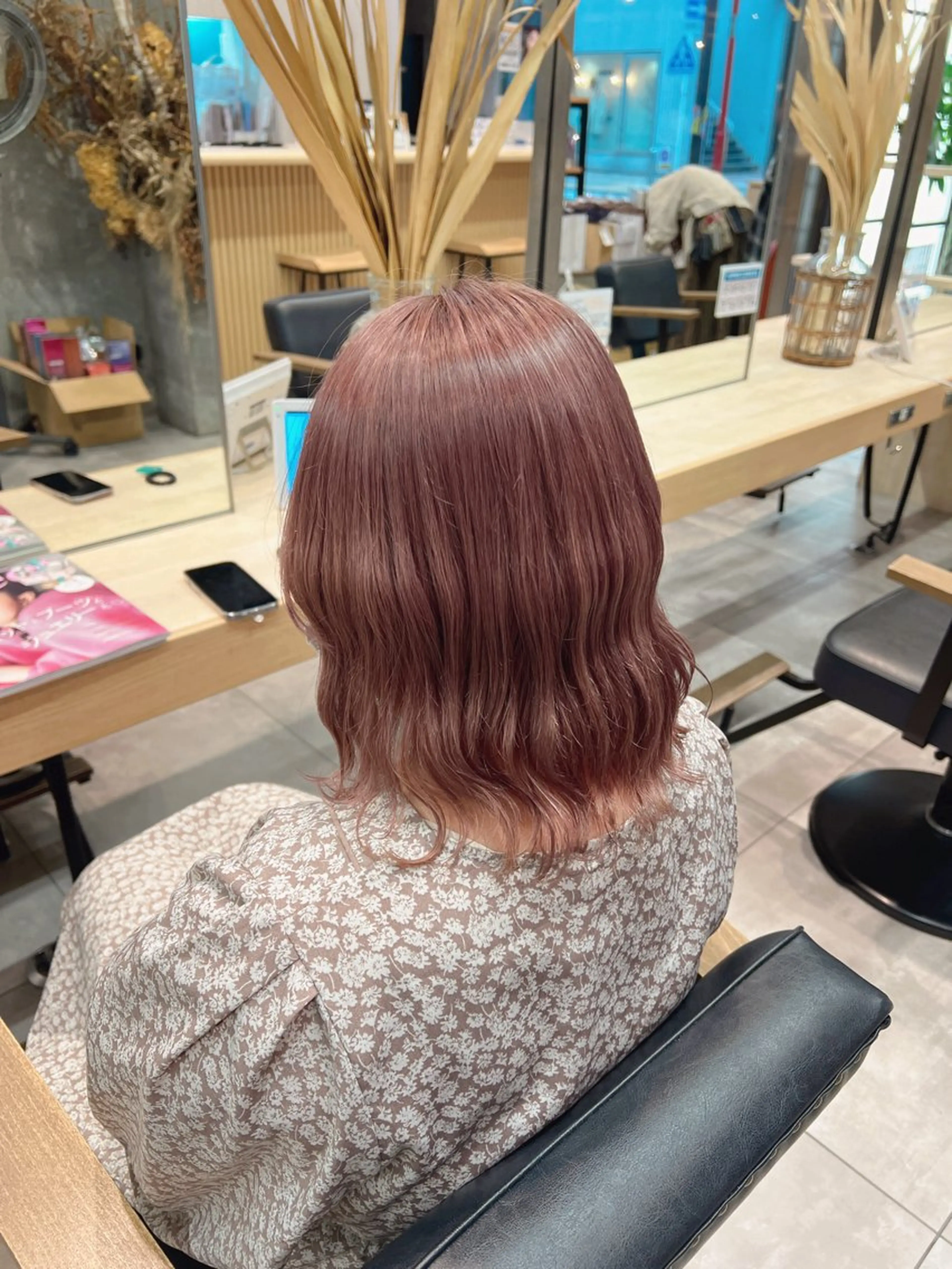 ミディアム カラー ヘアカラー トリートメント 🌞レイヤー×カラー 前川那津美🌞のヘアスタイル