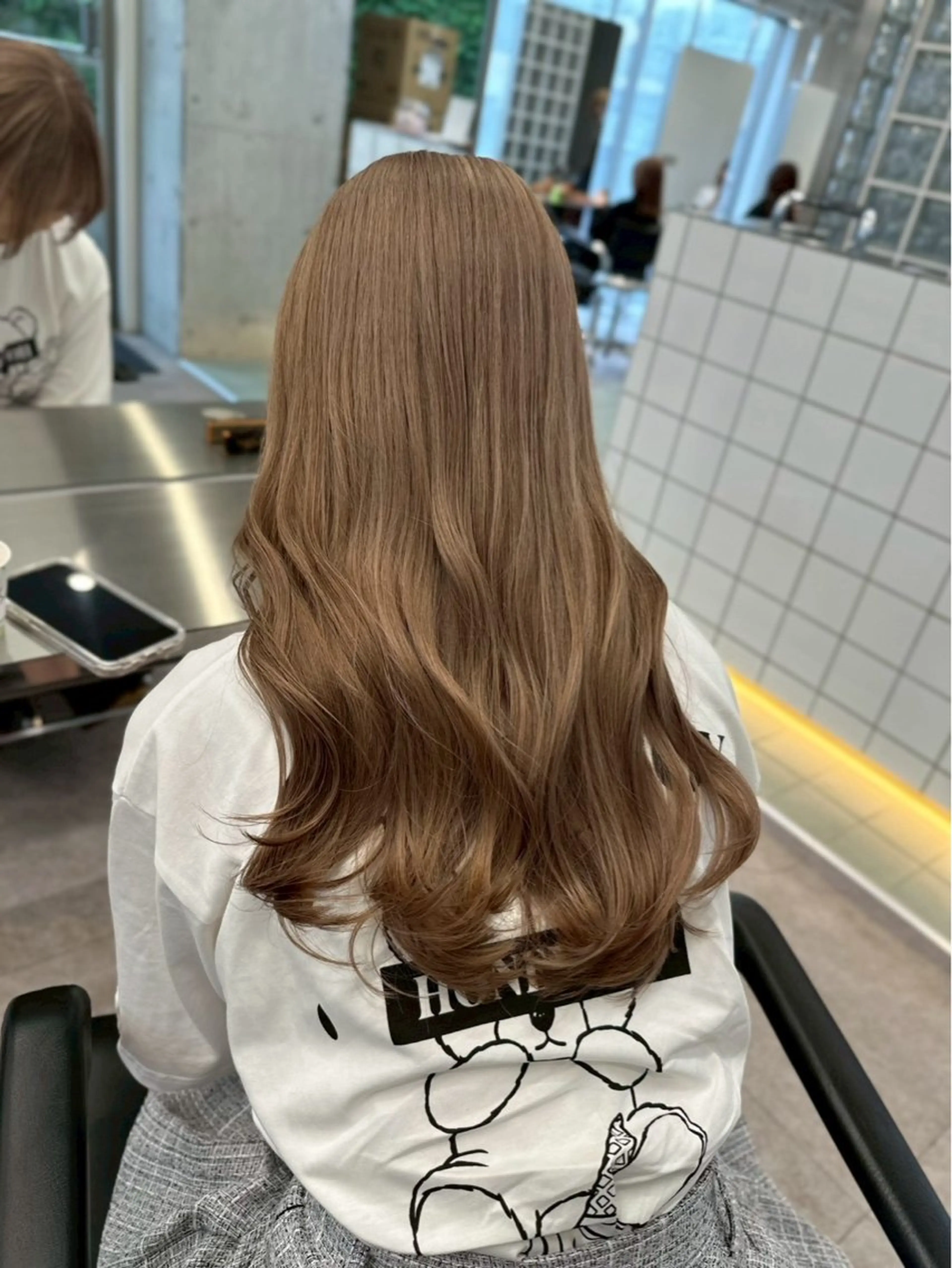 ロング カラー 艶ブラウンカラー🤎 /REI🐈🪽‪のヘアスタイル