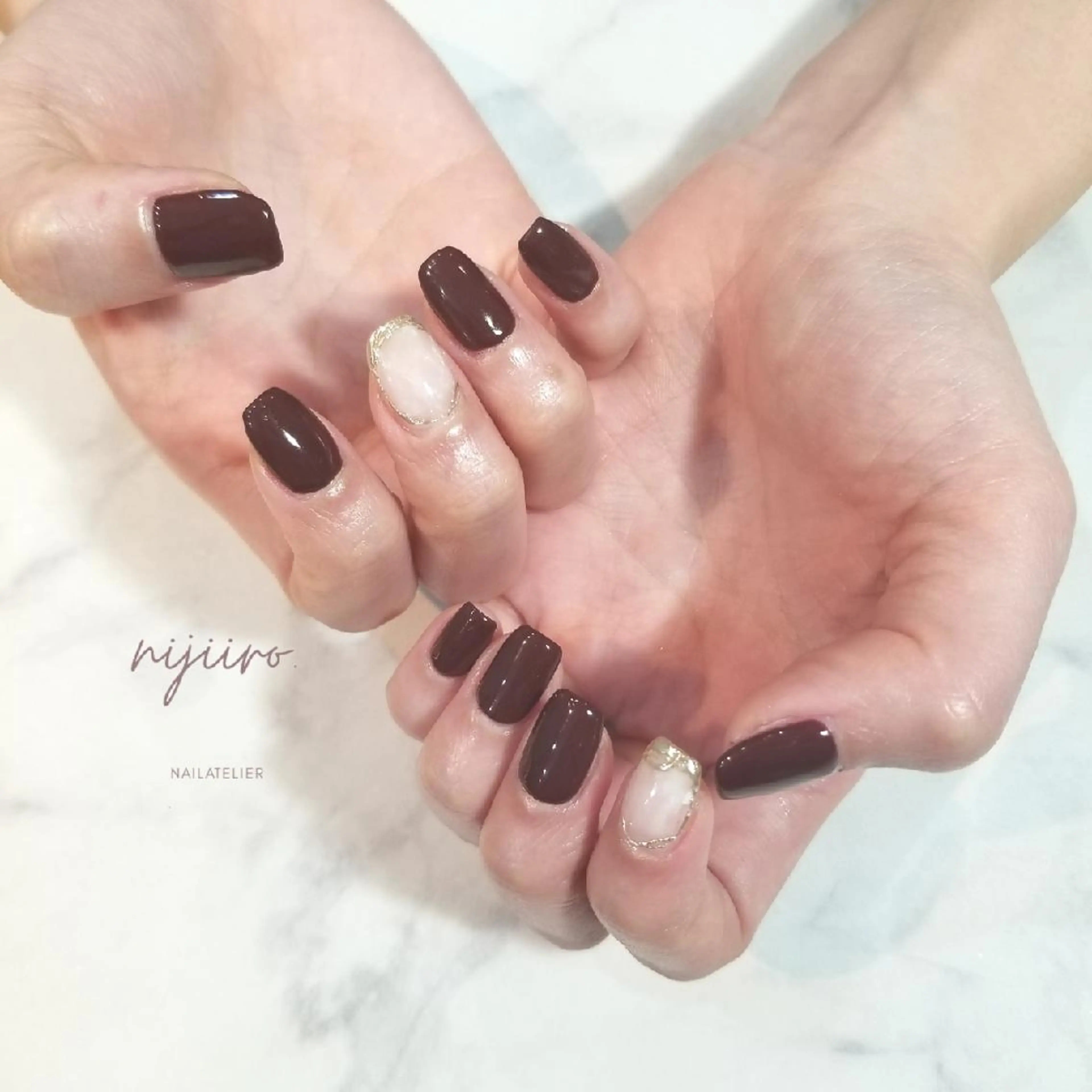 ネイル ハンドネイル nijiiro🌈 サトウのネイルデザイン