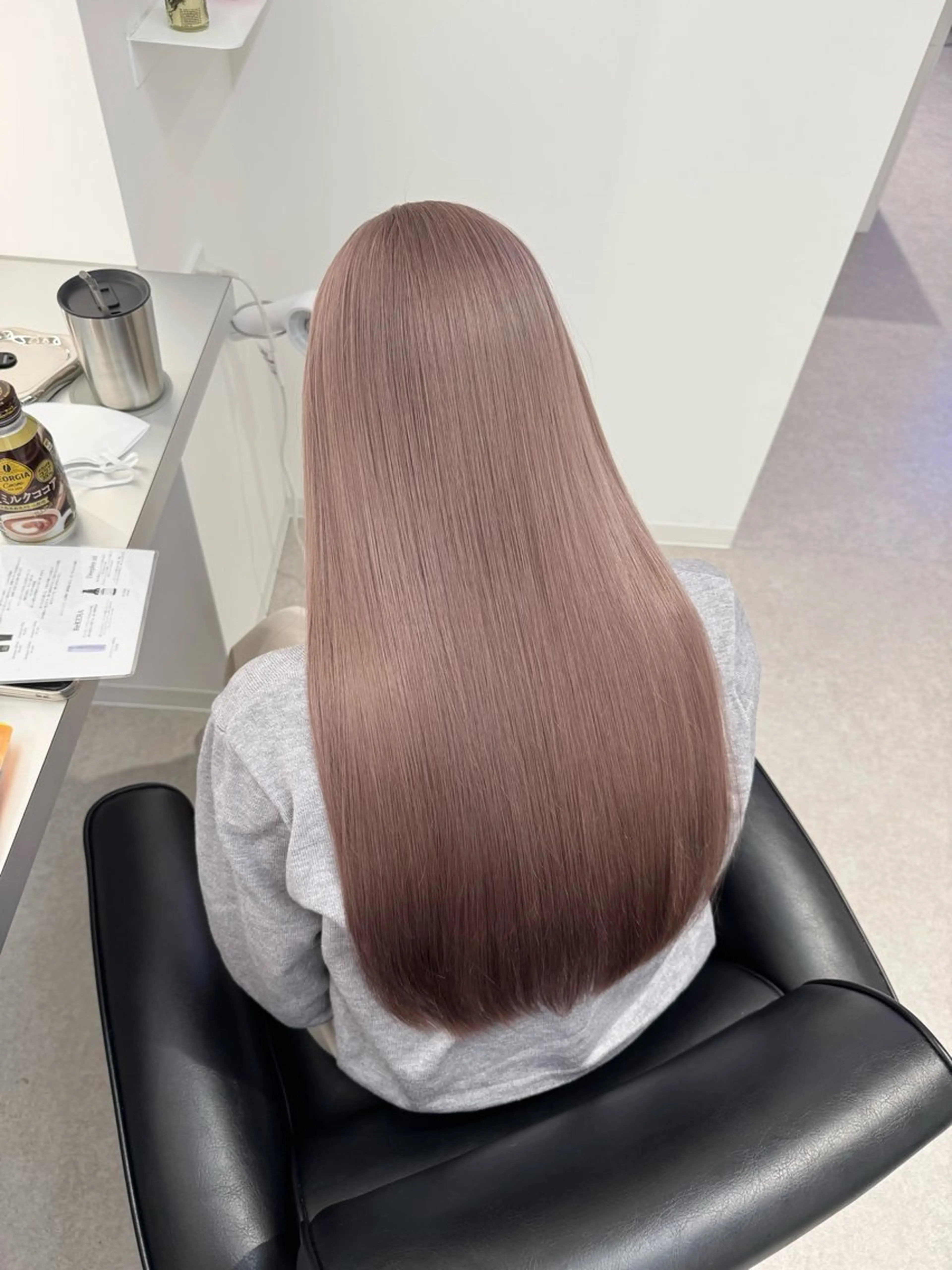 【初カラー・ハイトーン希望の方💫】2回ケアブリーチ+カラー+トリートメントの写真