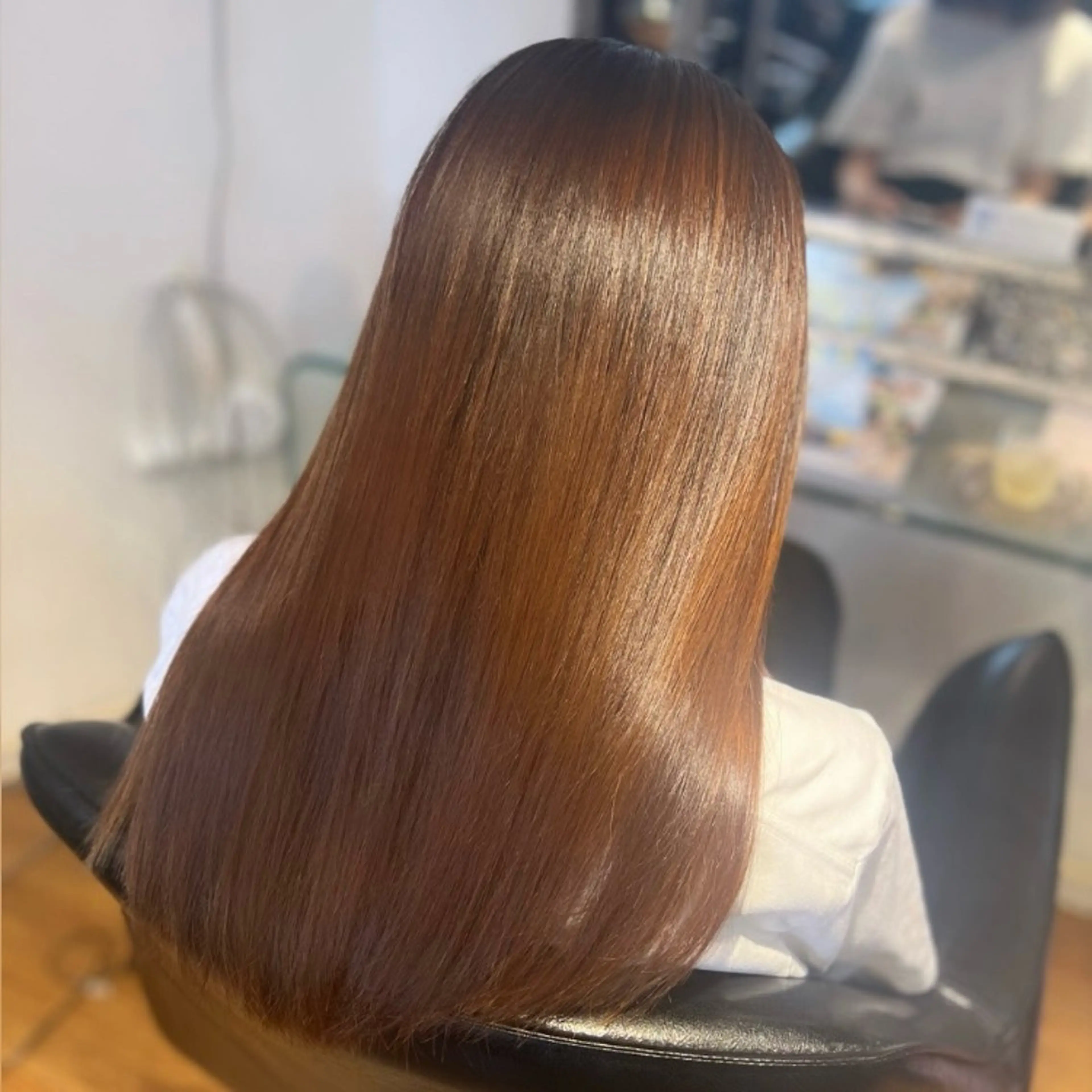 ロング カット 縮毛矯正 【美髪×レイヤー】 コグスリのヘアスタイル