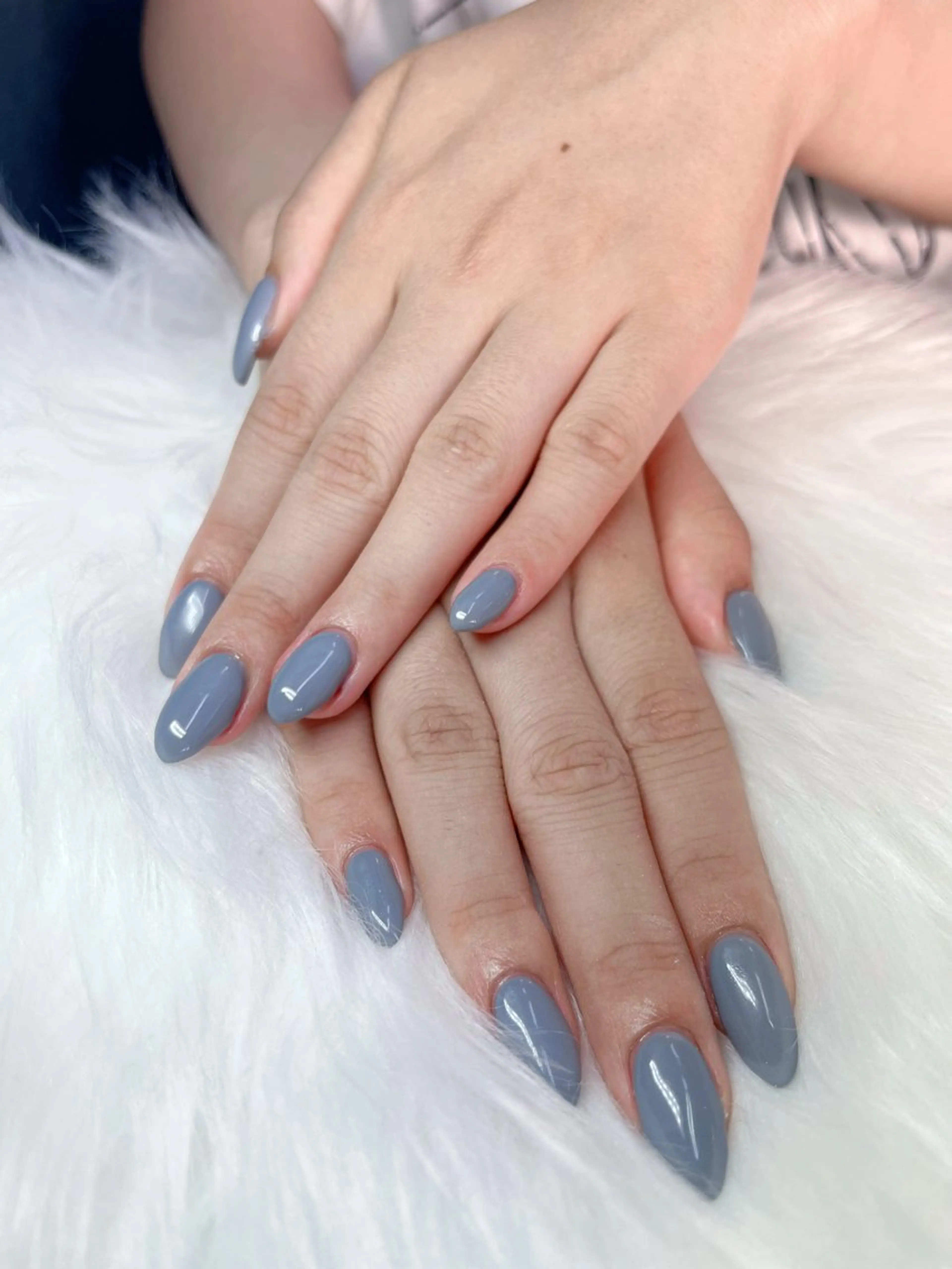 ネイル ブルー ハンドネイル REO ナギサのネイルデザイン