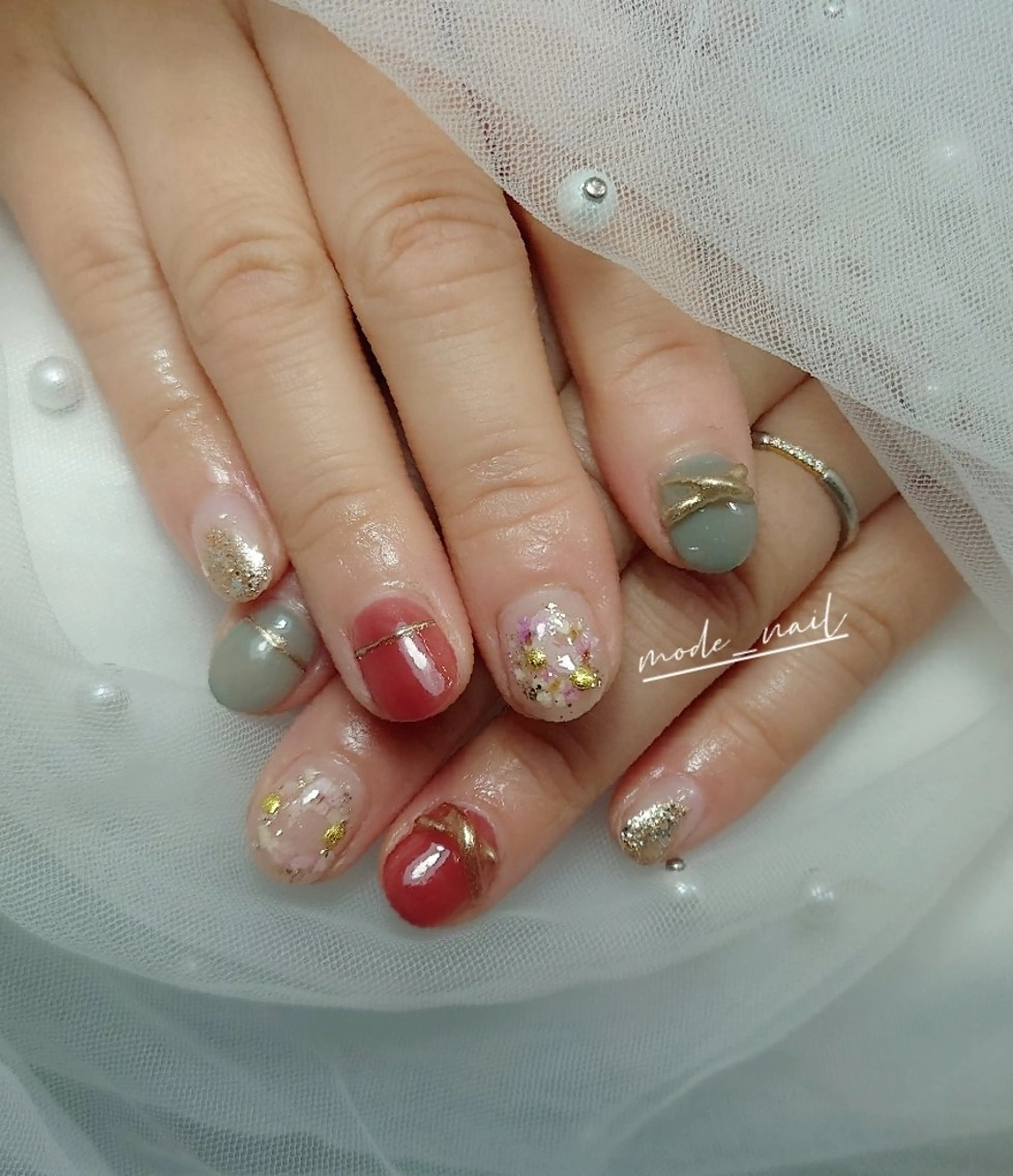 ネイル 滋賀県草津市ネイル mode_nailsのネイルデザイン