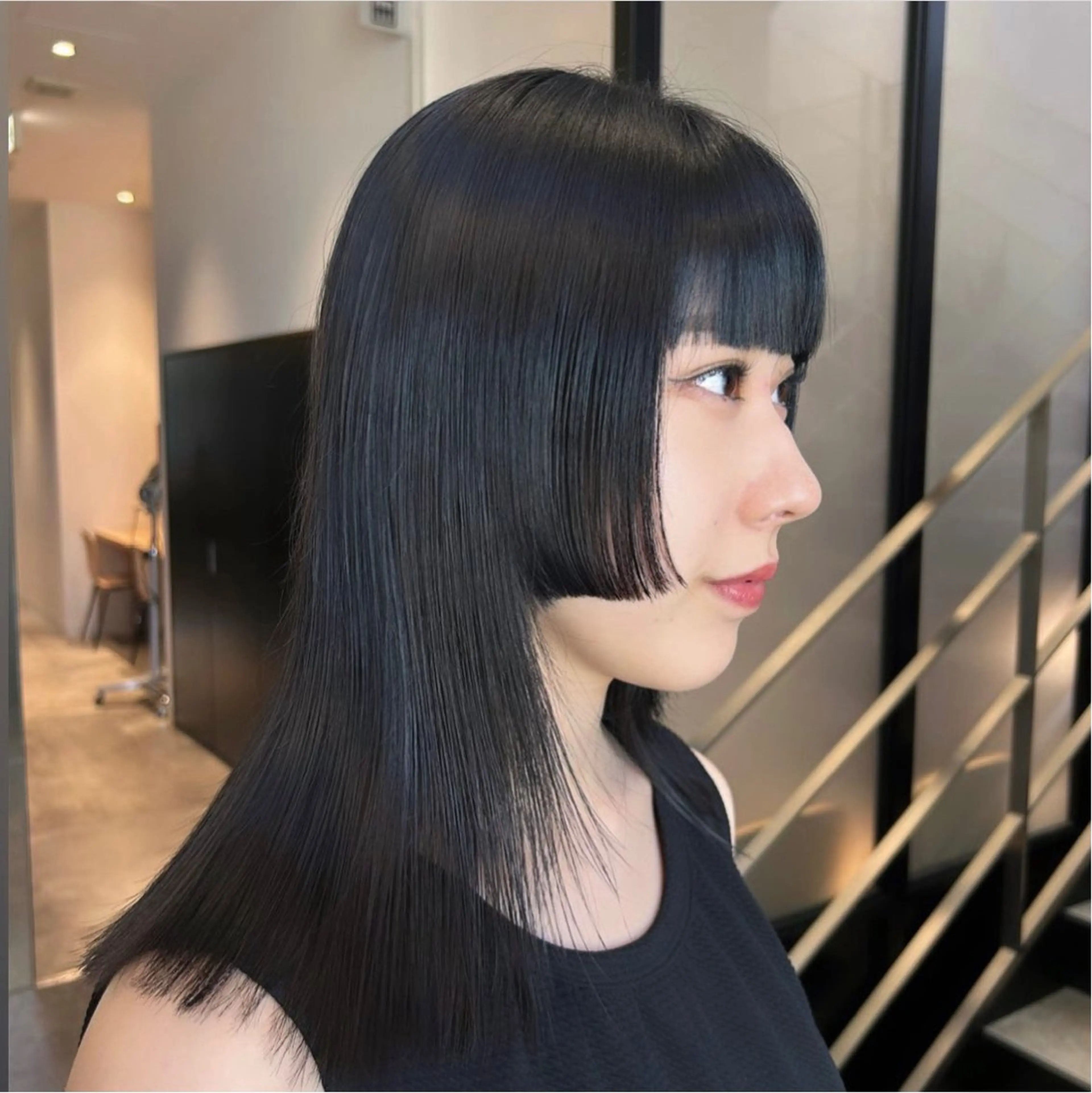 前髪縮毛矯正のみ 🤍                            ( 他メニューとsetですと¥3300 )の写真