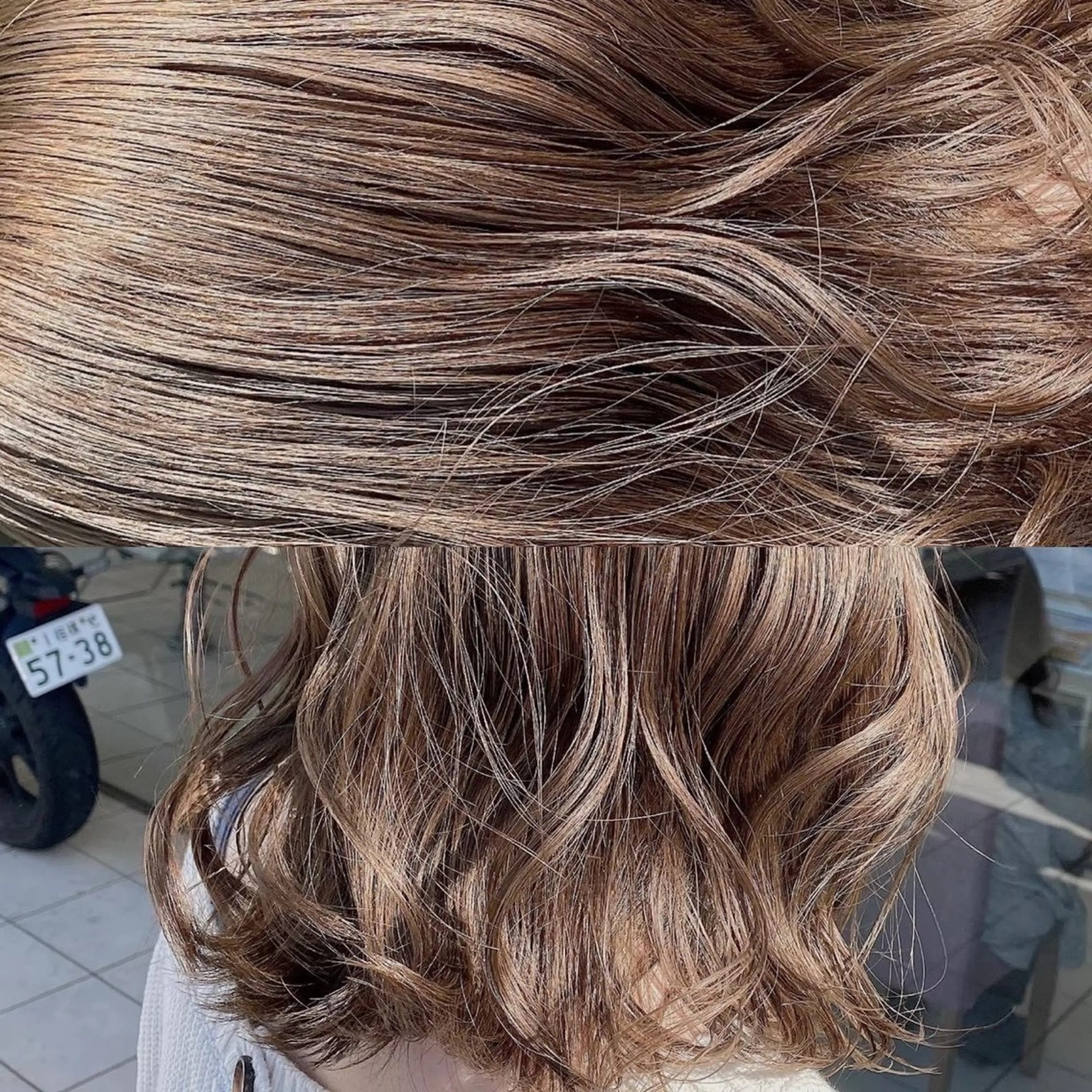 ロング カラー ヘアカラー トリートメント 艶カラー  髪質改善 🍓苺奈のヘアスタイル