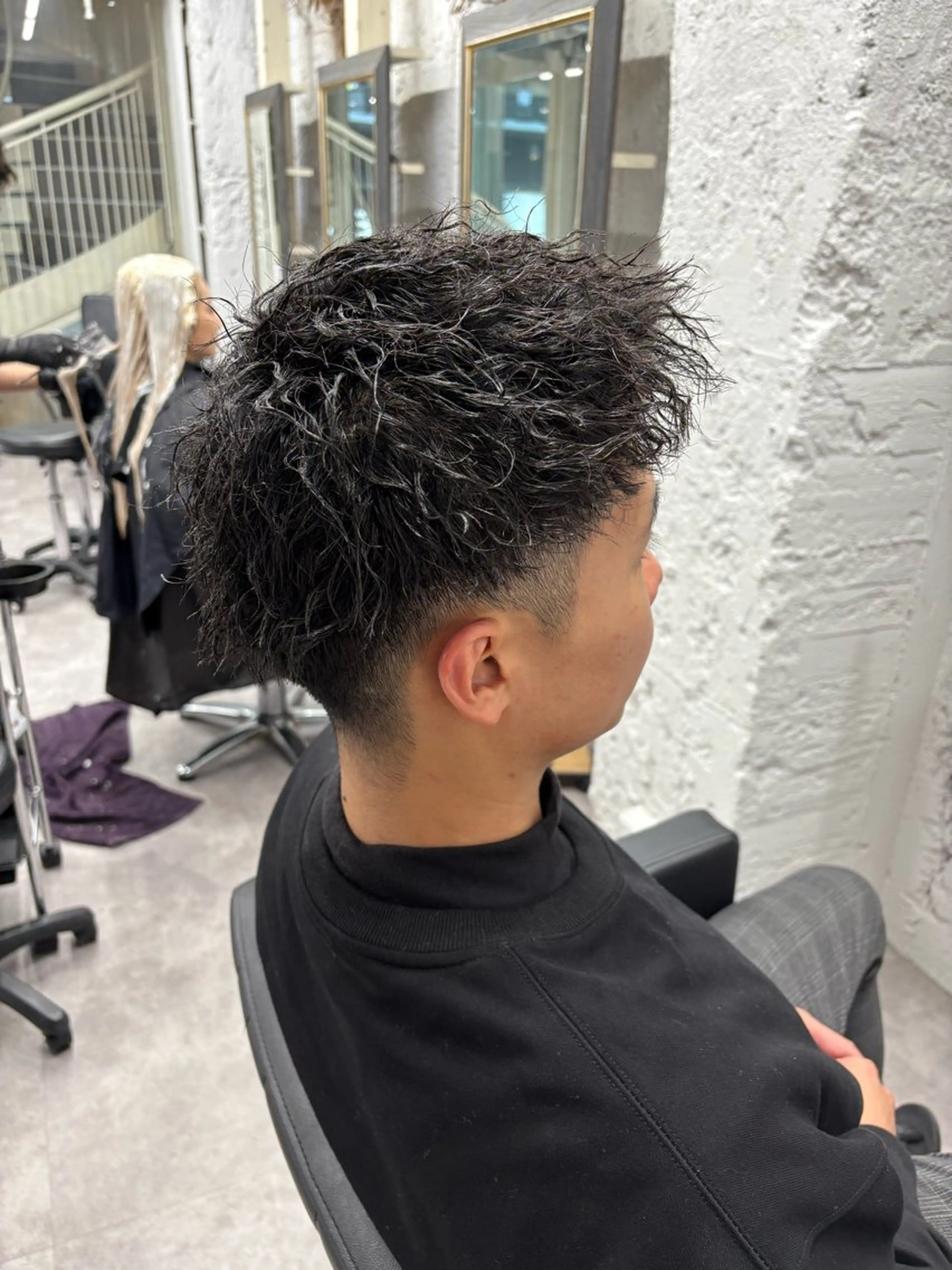 パーマ メンズ 笹江 瑞穂のヘアスタイル