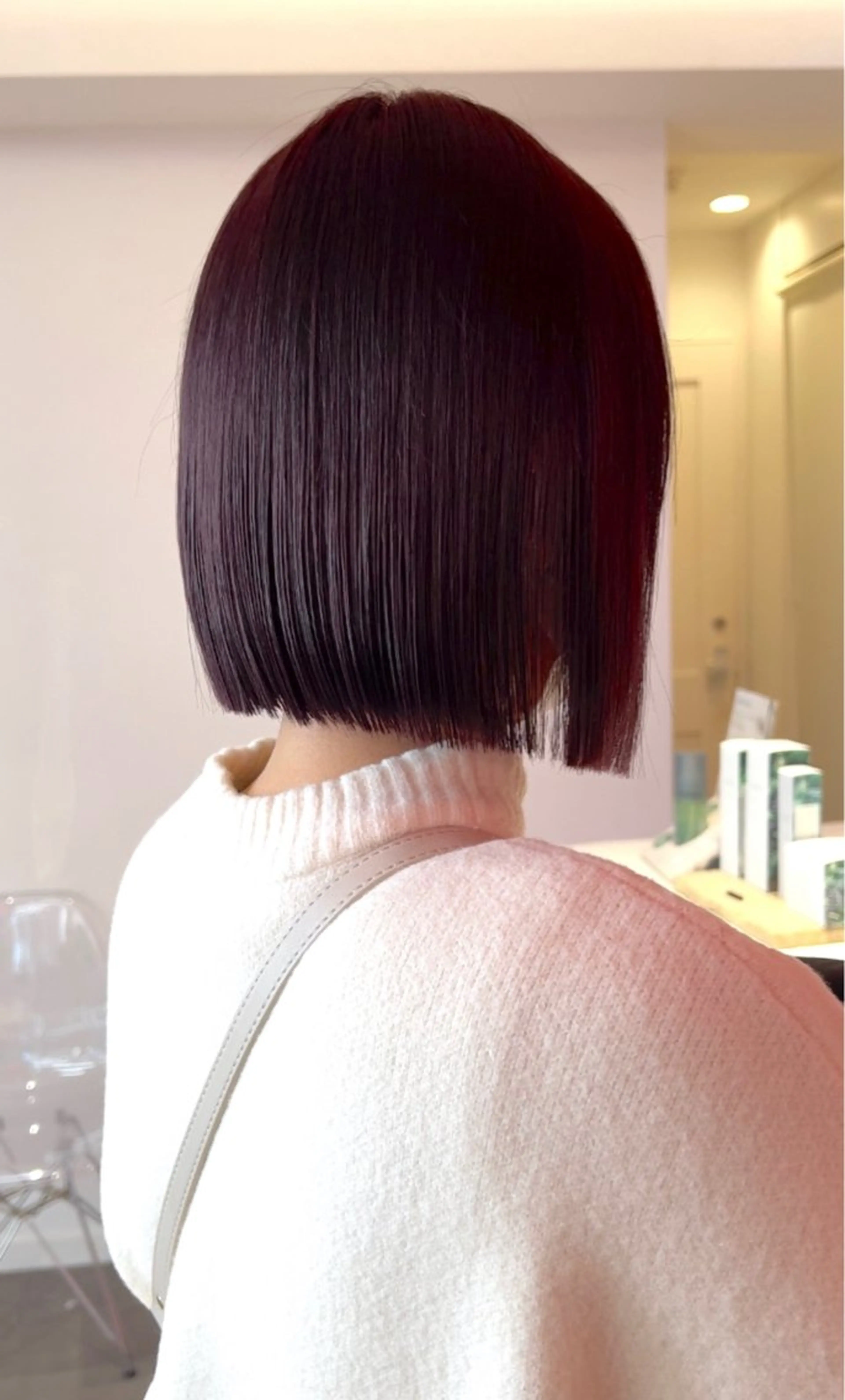 カラー カット ヘアカラー 縮毛矯正 トリートメント 莉乃/縮毛矯正/髪質 改善/艶カラーのヘアスタイル