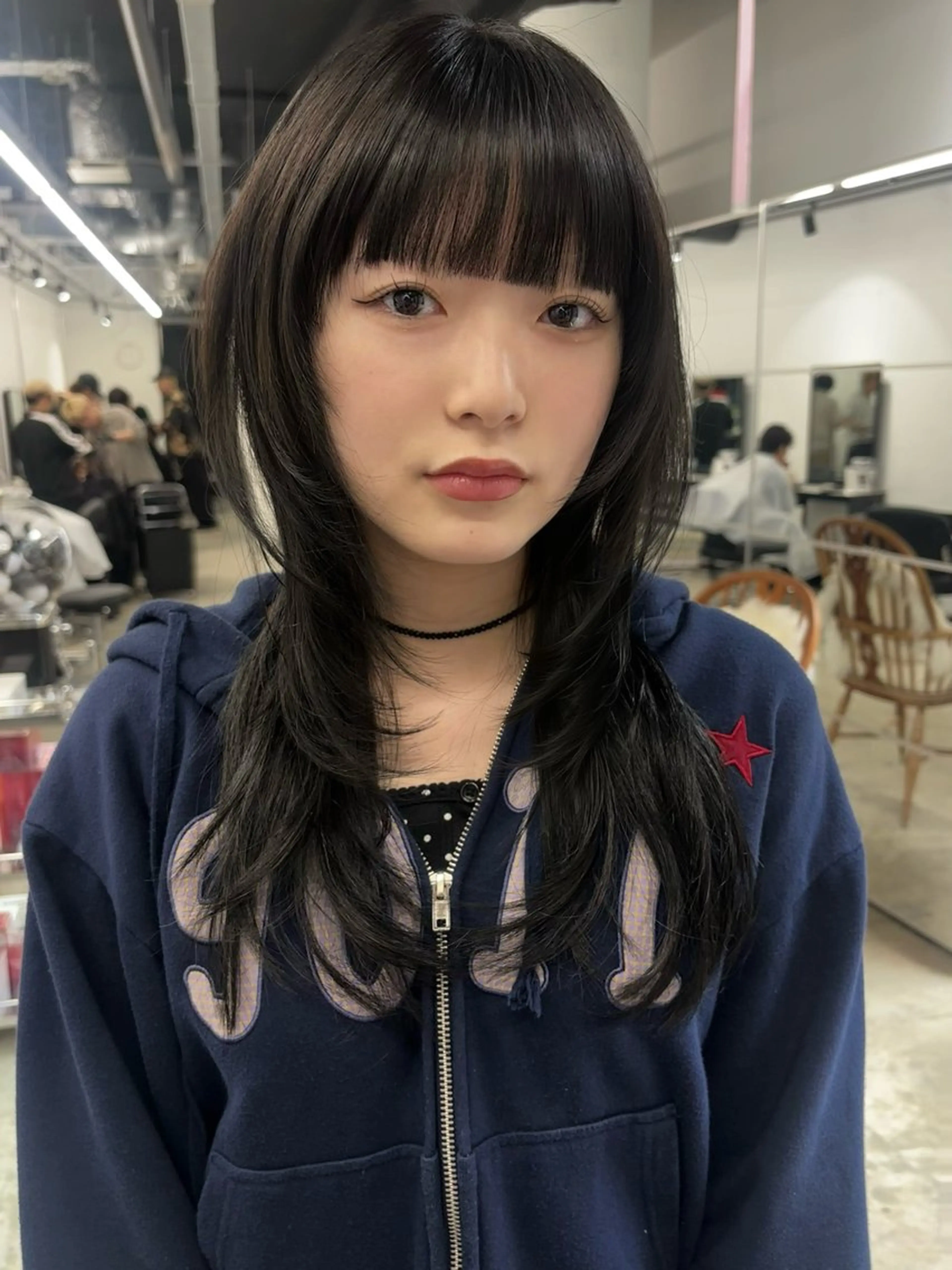 セミロング カット ヘアカラー ⭐︎ハイトーン /レイヤー✩momoのヘアスタイル