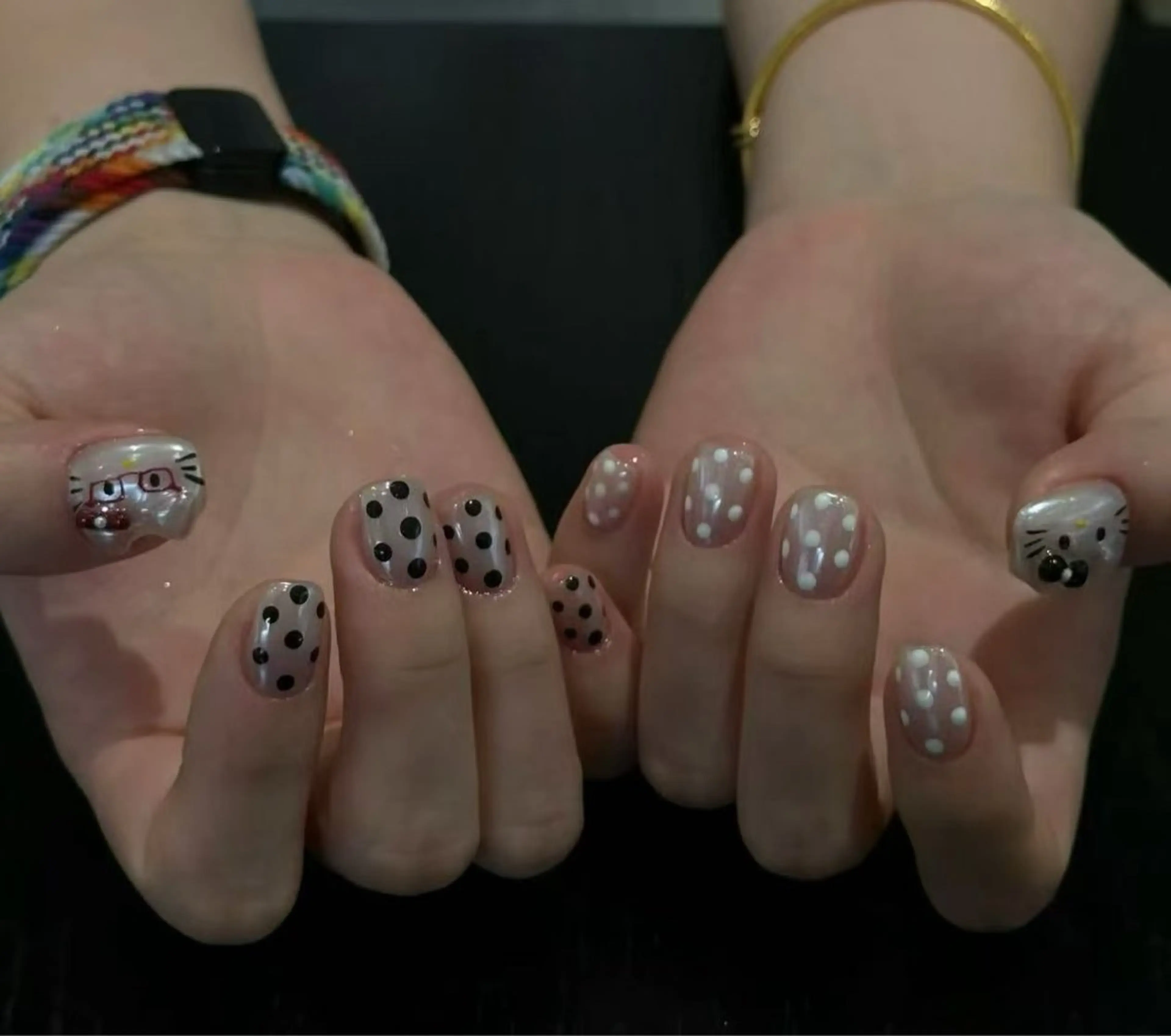 ネイル オーロラネイル フラワーネイル フットネイル フレンチネイル ジェルネイル ハンドネイル BabyYouMi nailのネイルデザイン