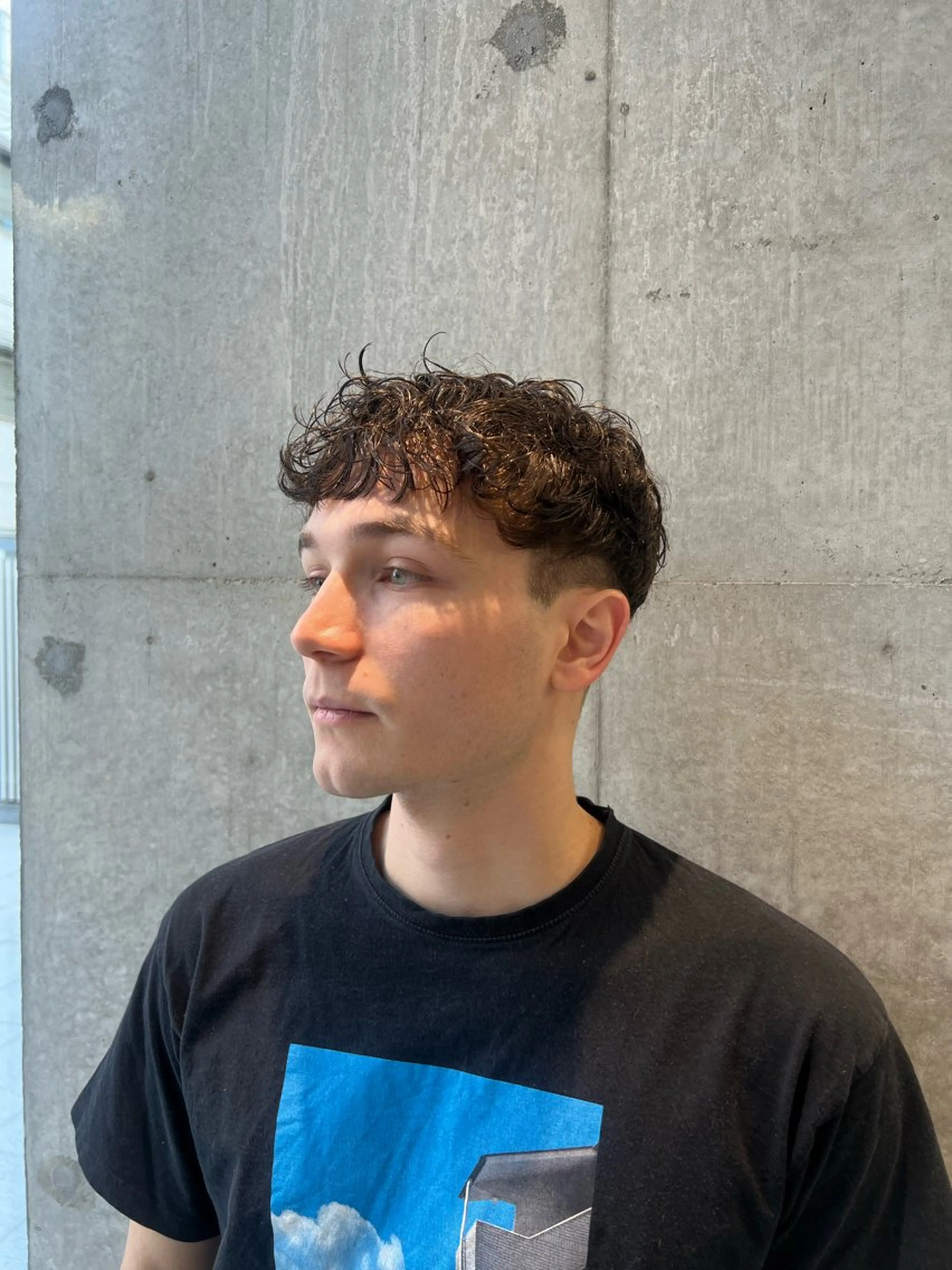 メンズ スペインカール カット 吉沢遣人/レイヤー 艶カラー/抜け感のヘアスタイル