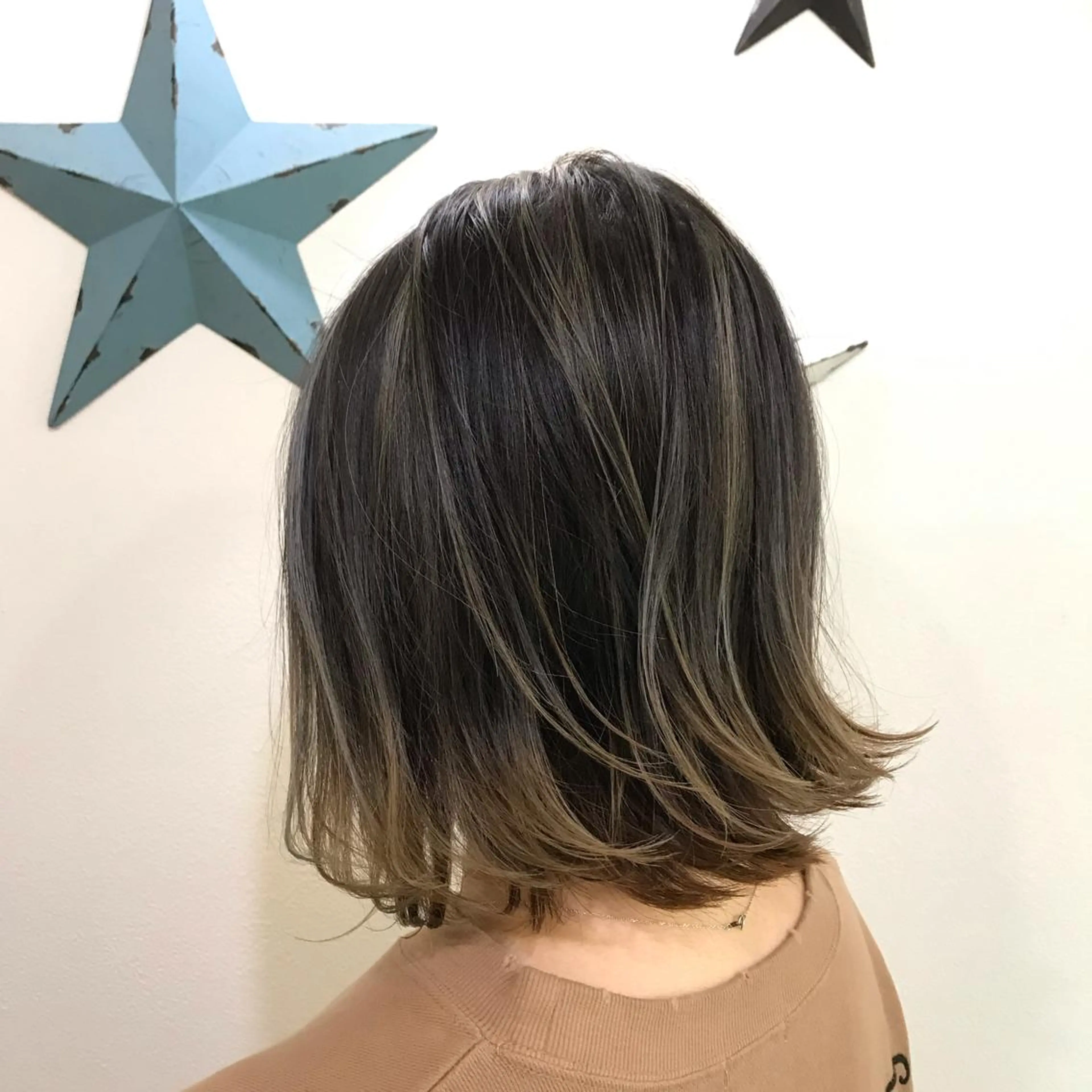 すきバサミを使わないオリジナルカットの写真