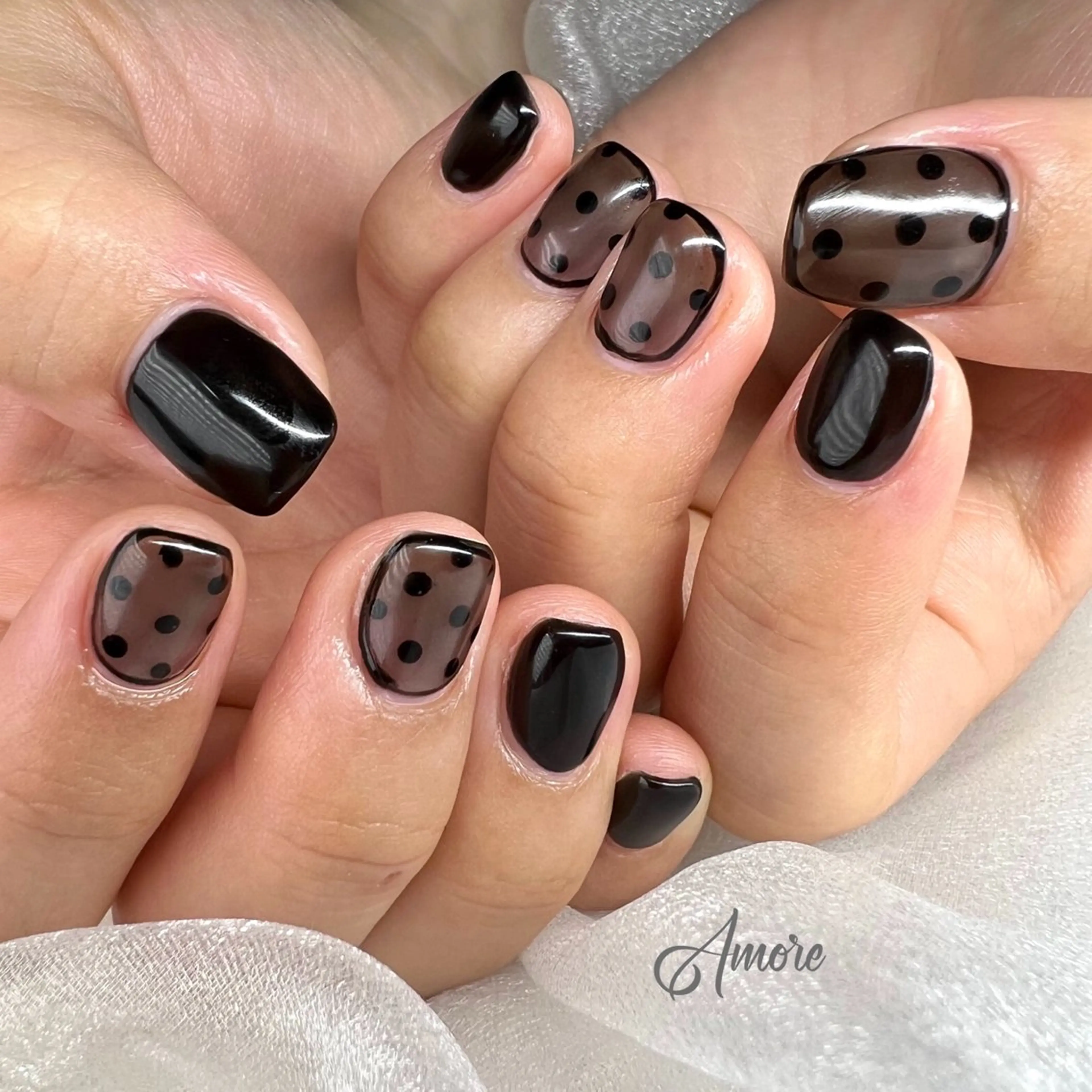 ネイル ジェルネイル 韓国ネイル パラジェル 夏ネイル You kyehwaのネイルデザイン