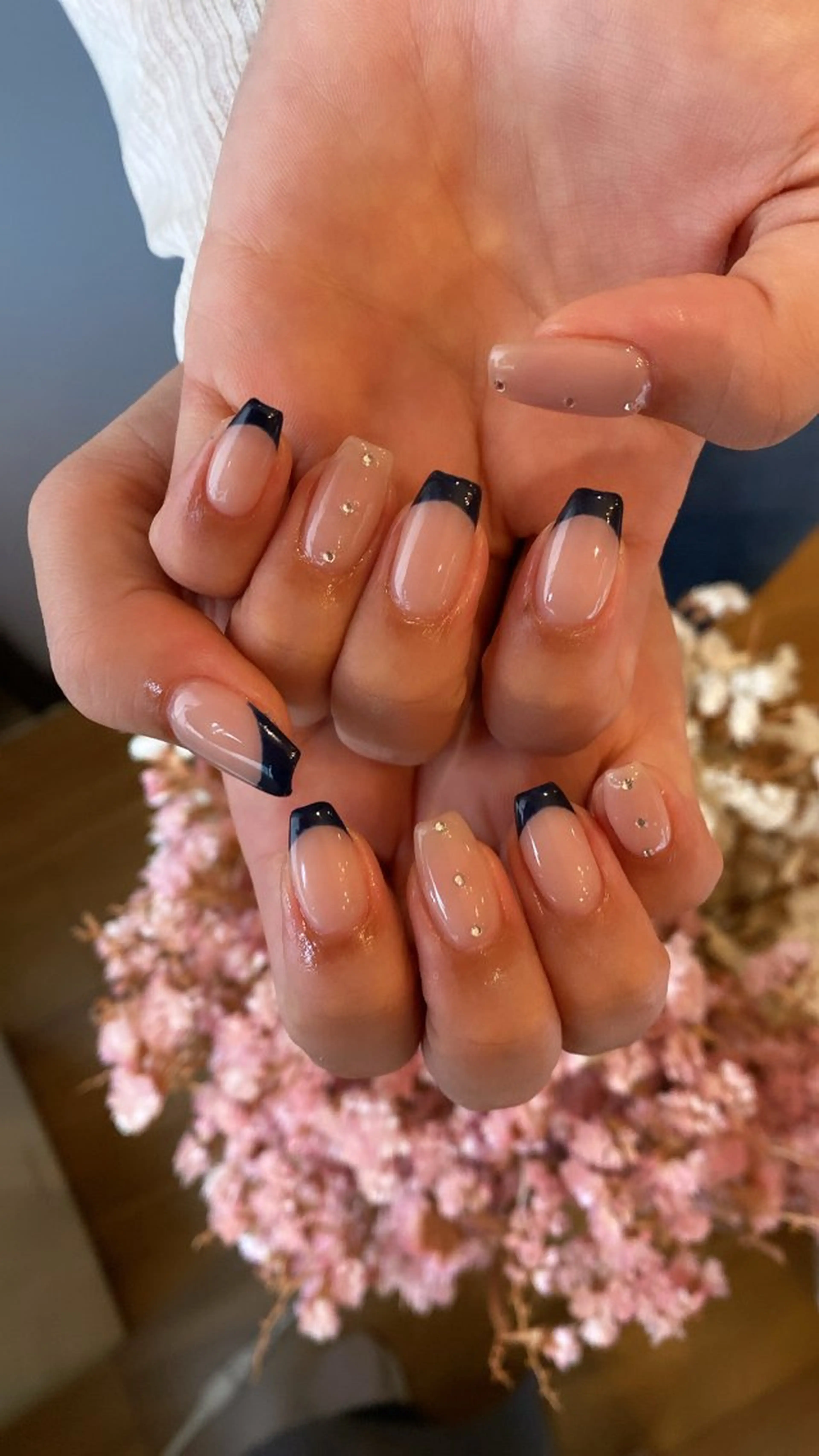 ネイル ハンドネイル crystal ⭐︎ colorのネイルデザイン