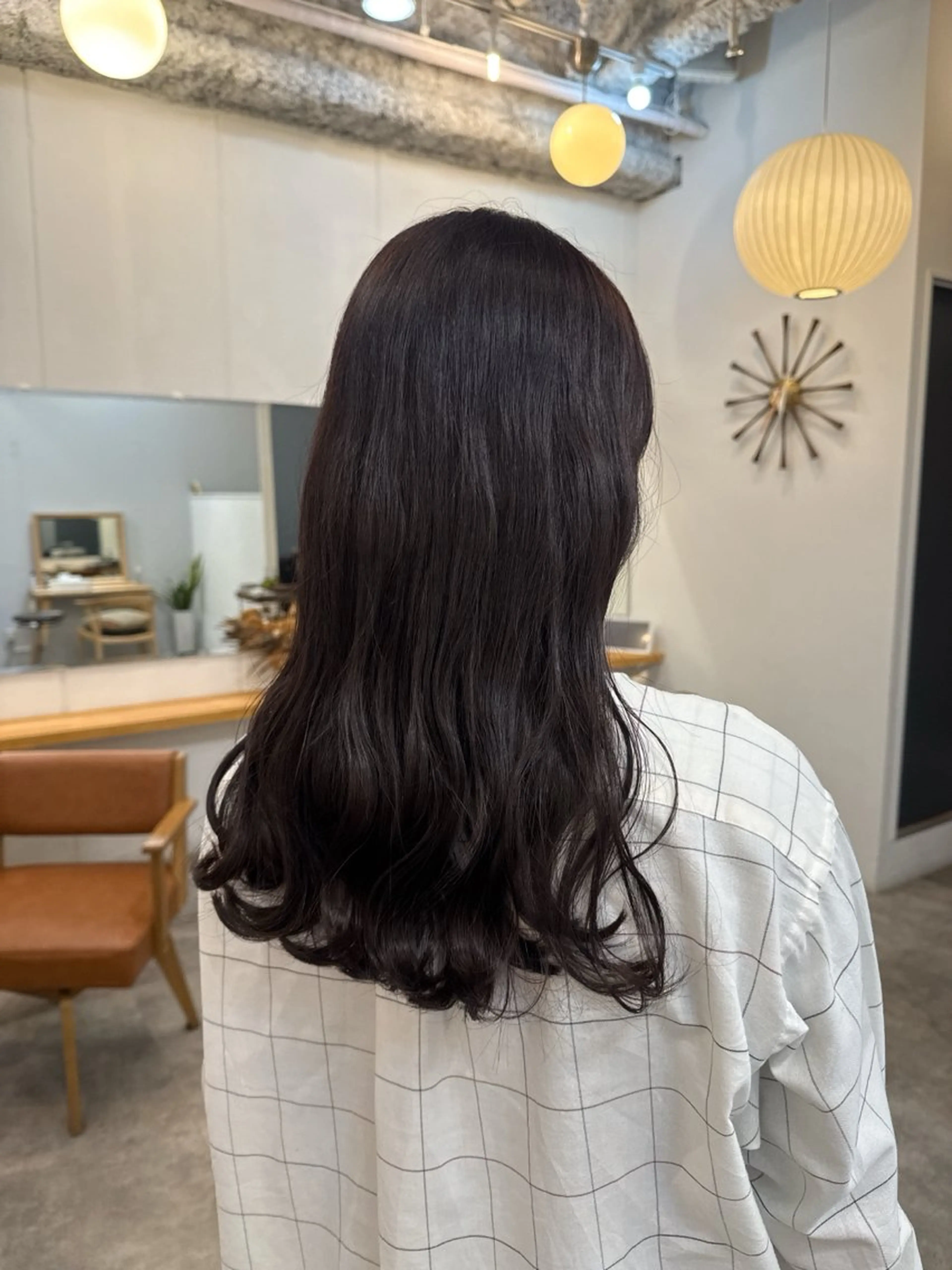 ロング カラー ヘアカラー ヘッドスパ 髪質改善／艶カラー 🫧harunaのヘアスタイル