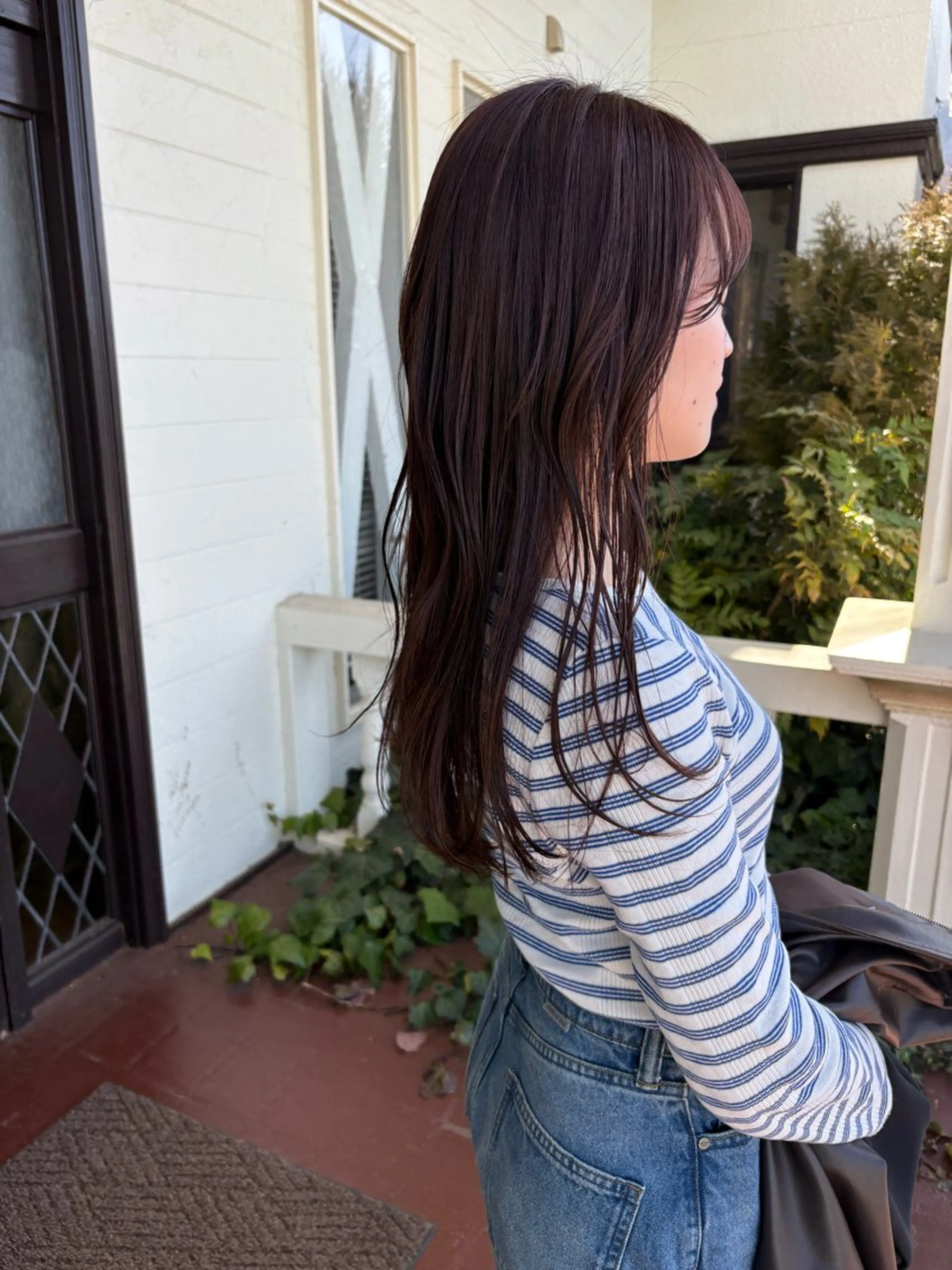 ロング カラー ヘアカラー トリートメント 江原 彩華のヘアスタイル