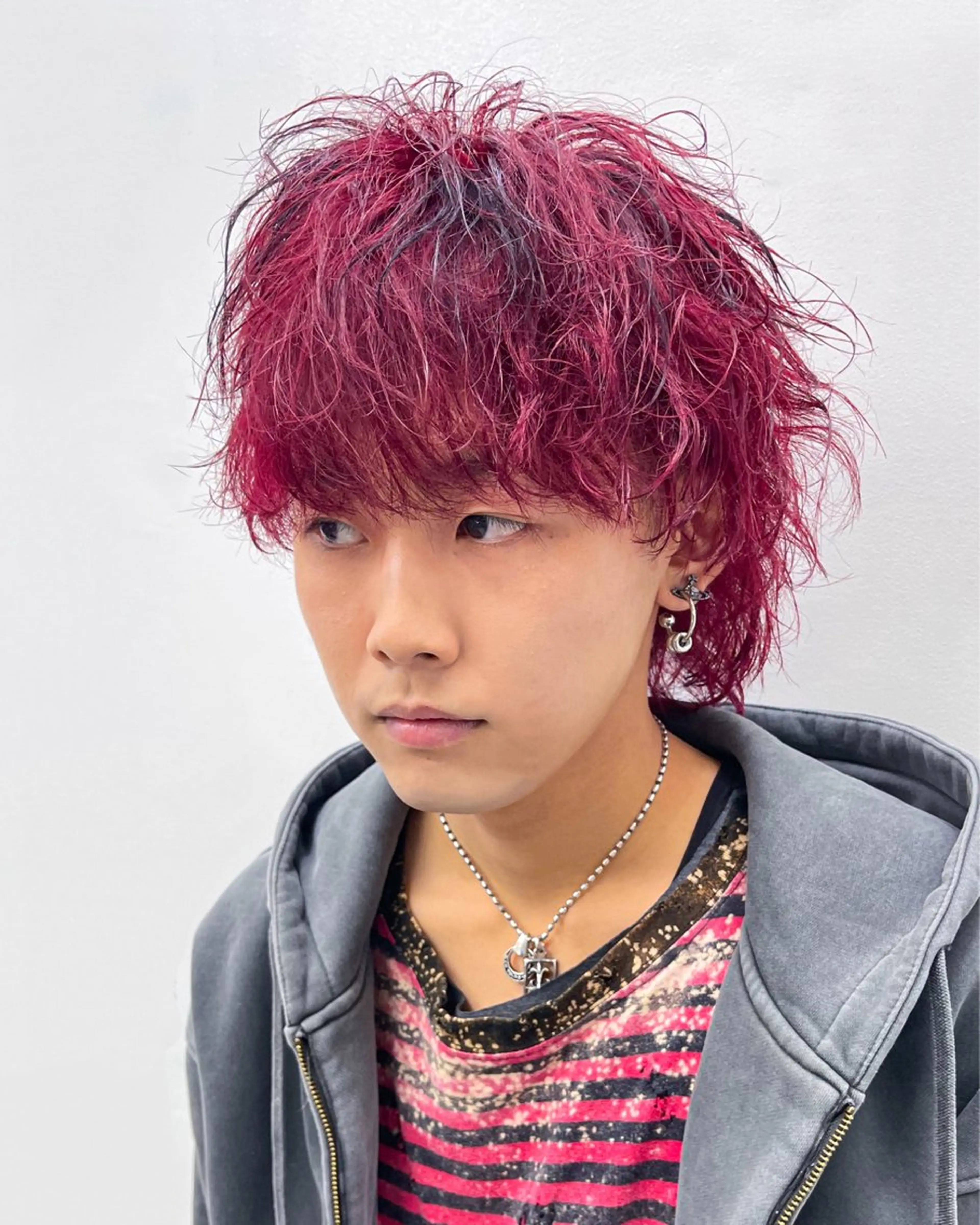 カラー メンズ カット ヘアカラー 森本裕/オーナー/ スパイラルパーマのヘアスタイル