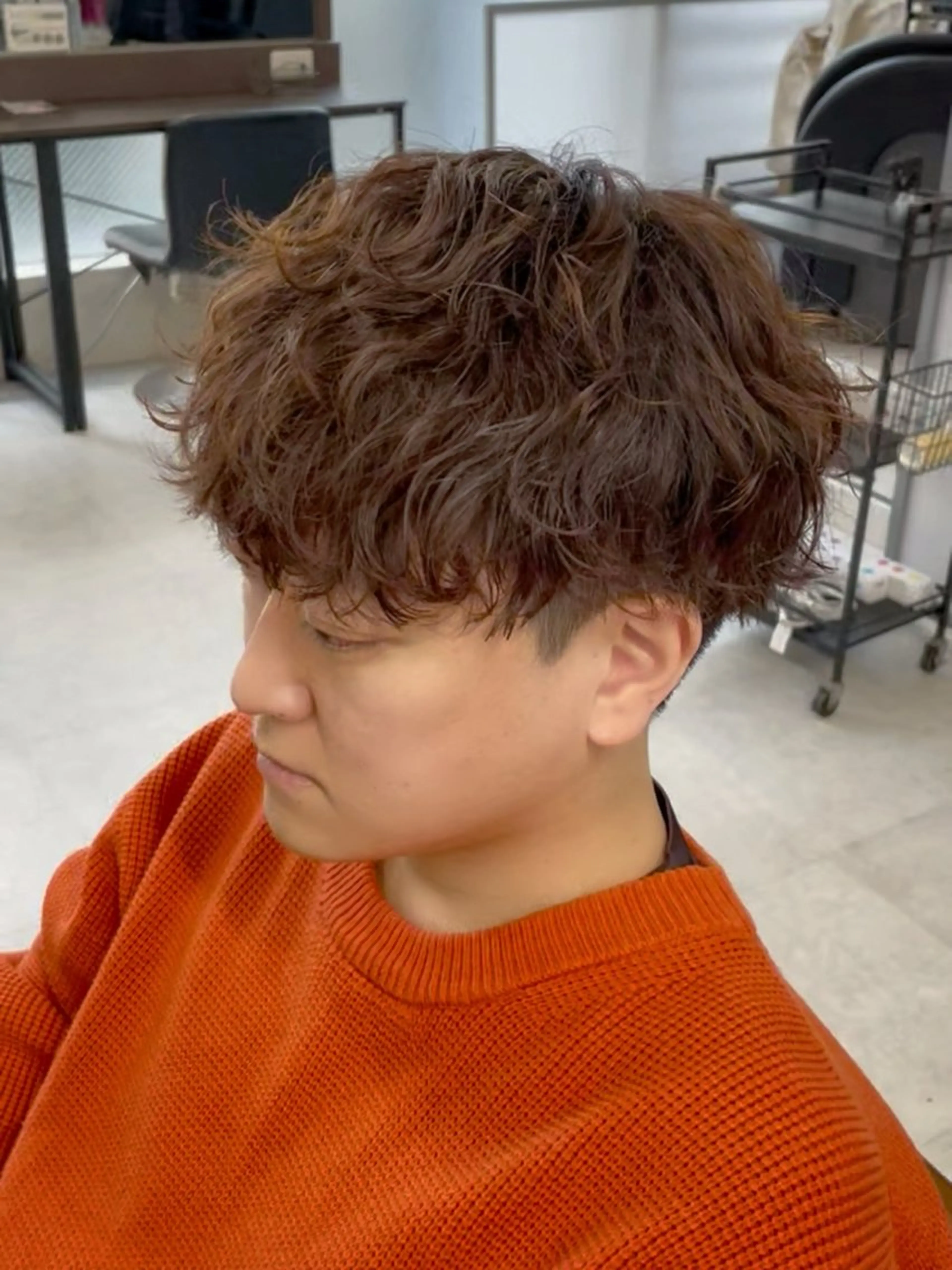 パーマ メンズ カット パーマ トリートメント ヘッドスパ ヘアセット メンズモテパーマ💙 fuwaのヘアスタイル