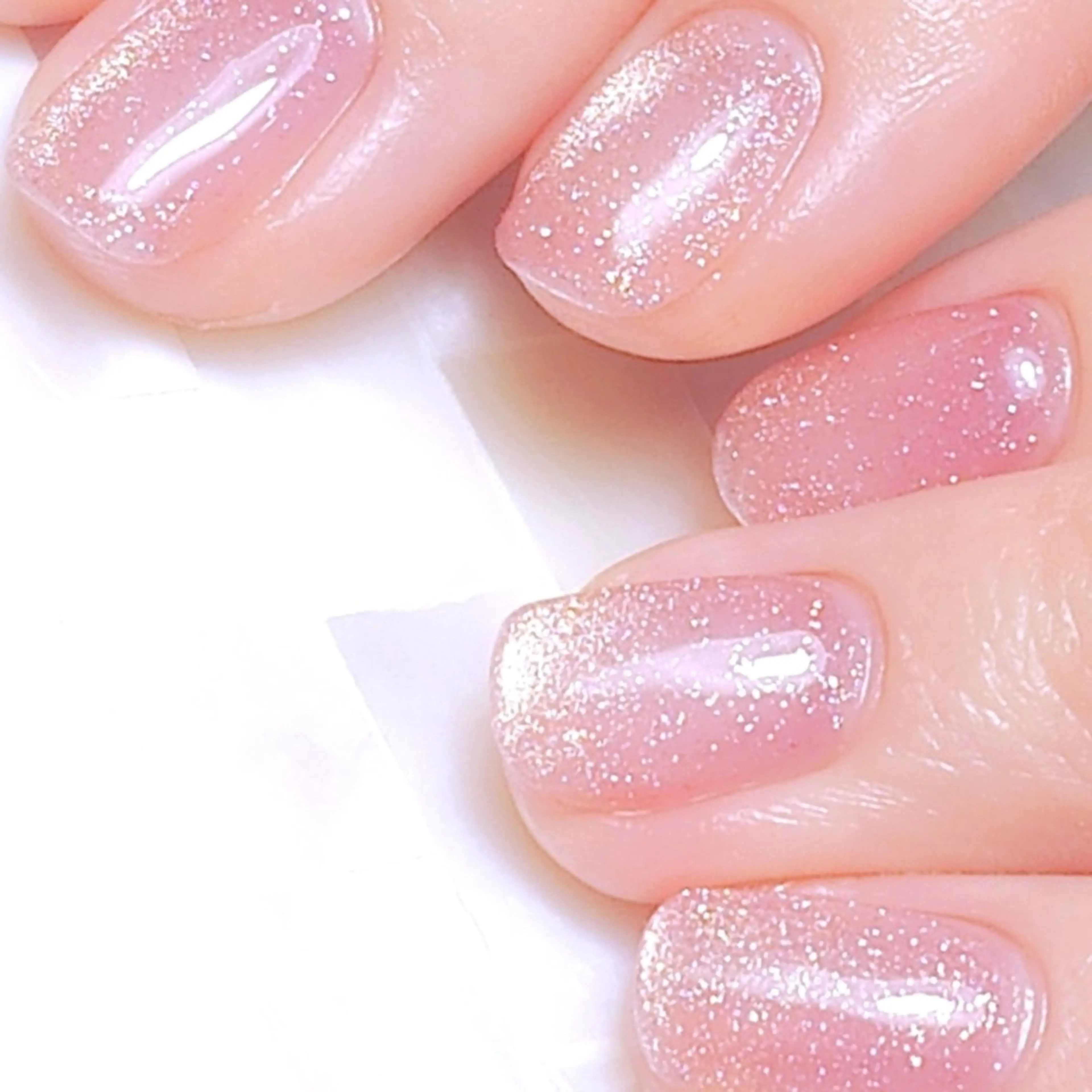 ネイル ゴールド ラメ(グリッター) マグネットネイル ハンドネイル Mika /みかのネイルデザイン