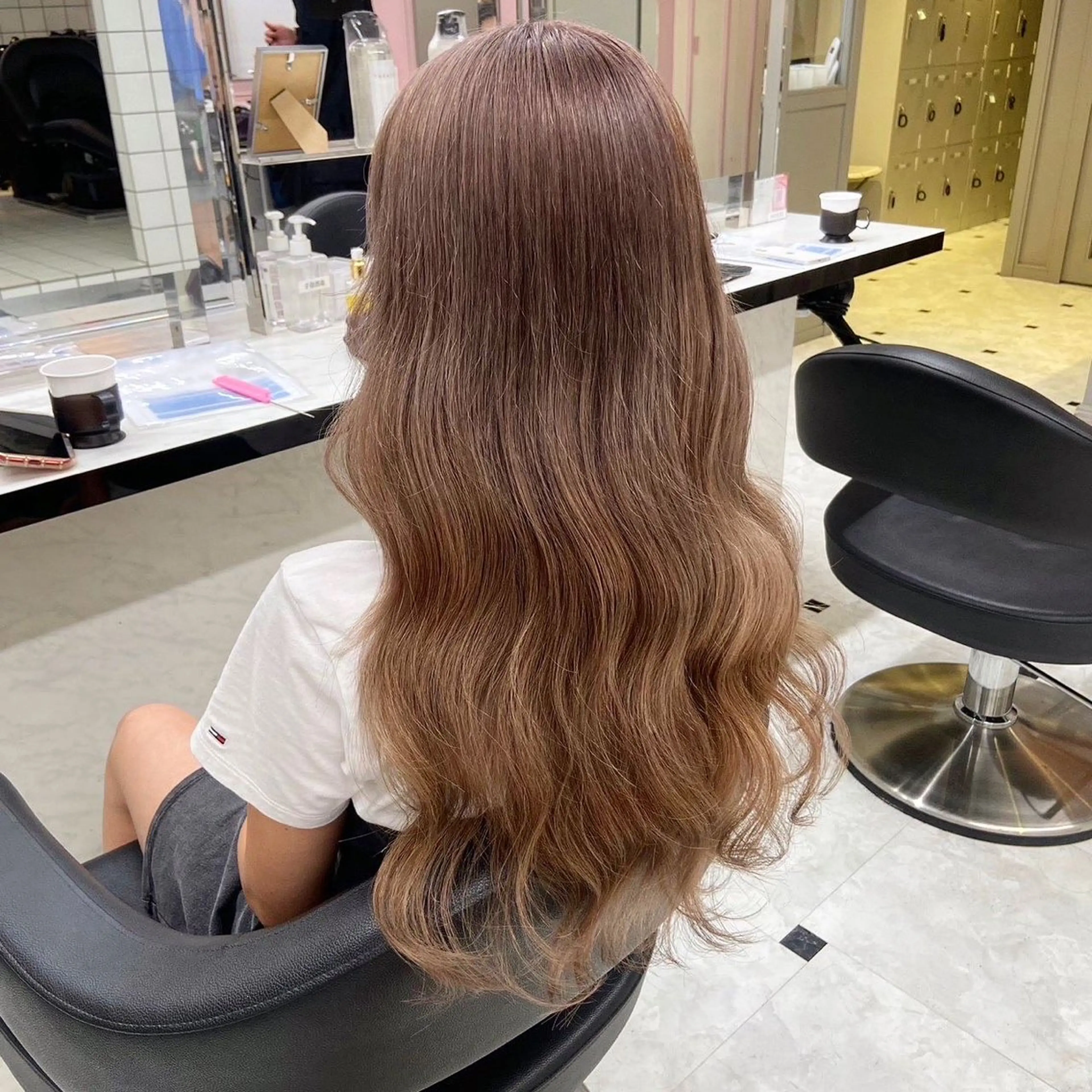 ロング カラー ヘアアレンジ 🎀 yuuka🎀のヘアスタイル