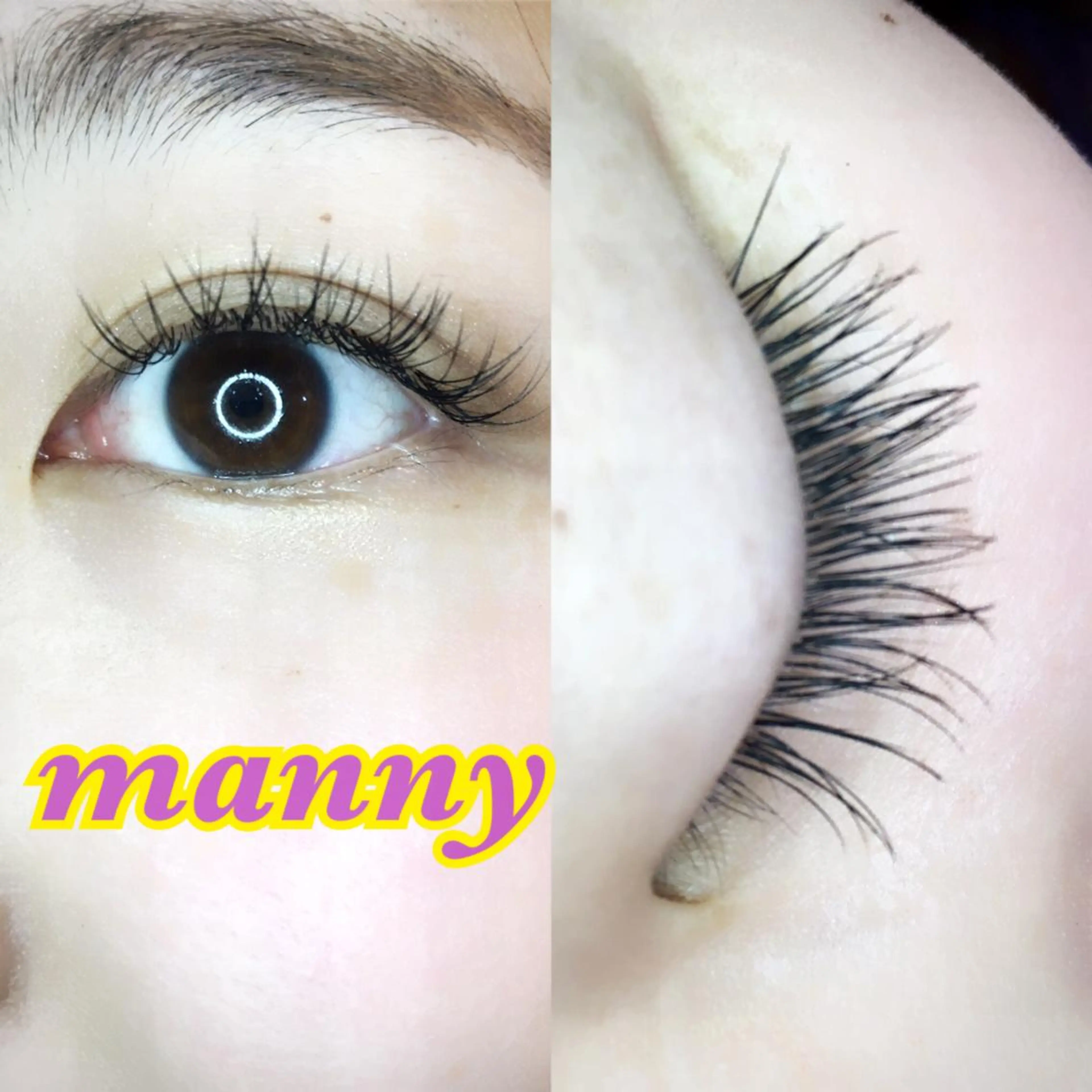 マツエク・マツパ Bカール manny eyelashのマツエク・マツパデザイン