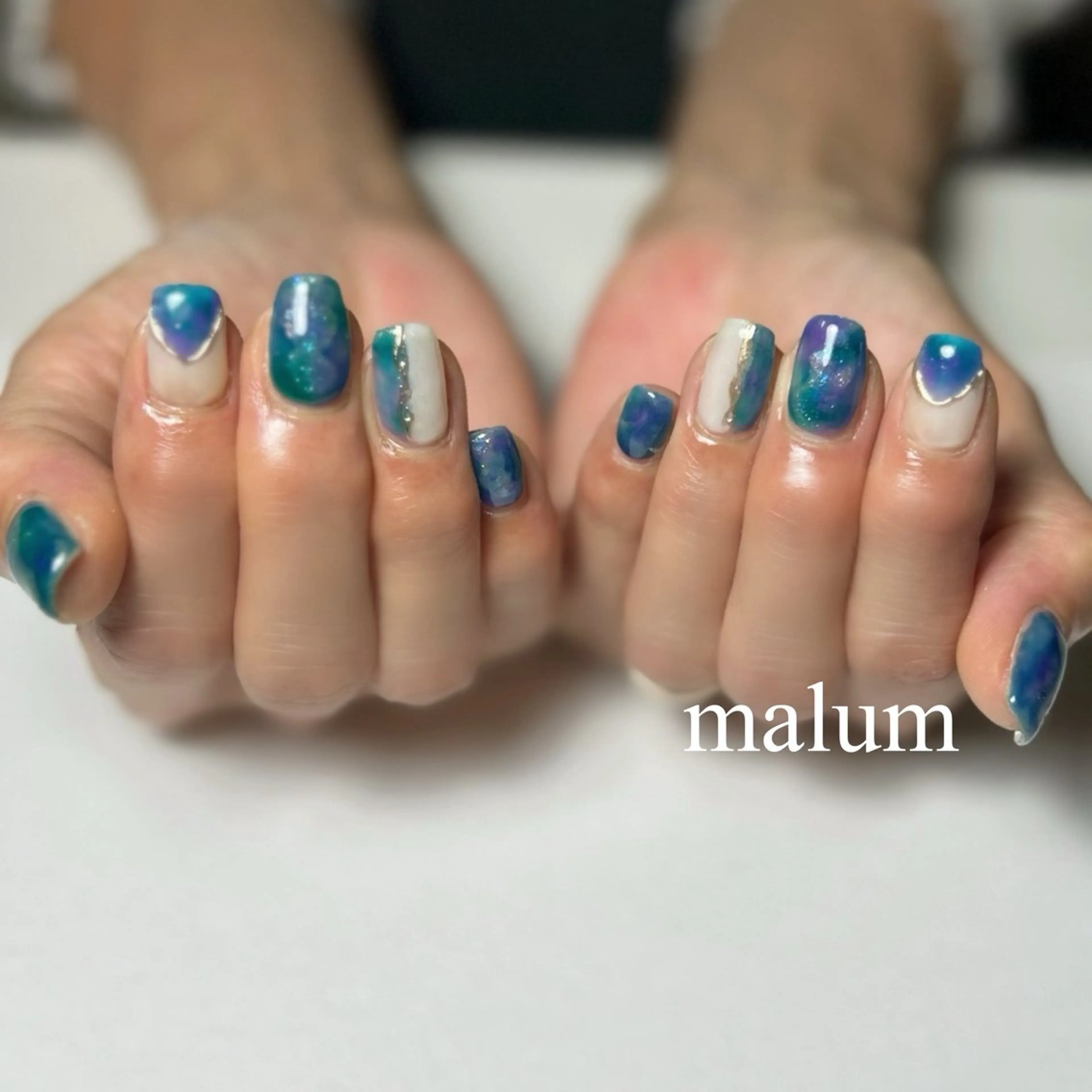 ネイル ハンドネイル malum nailのネイルデザイン