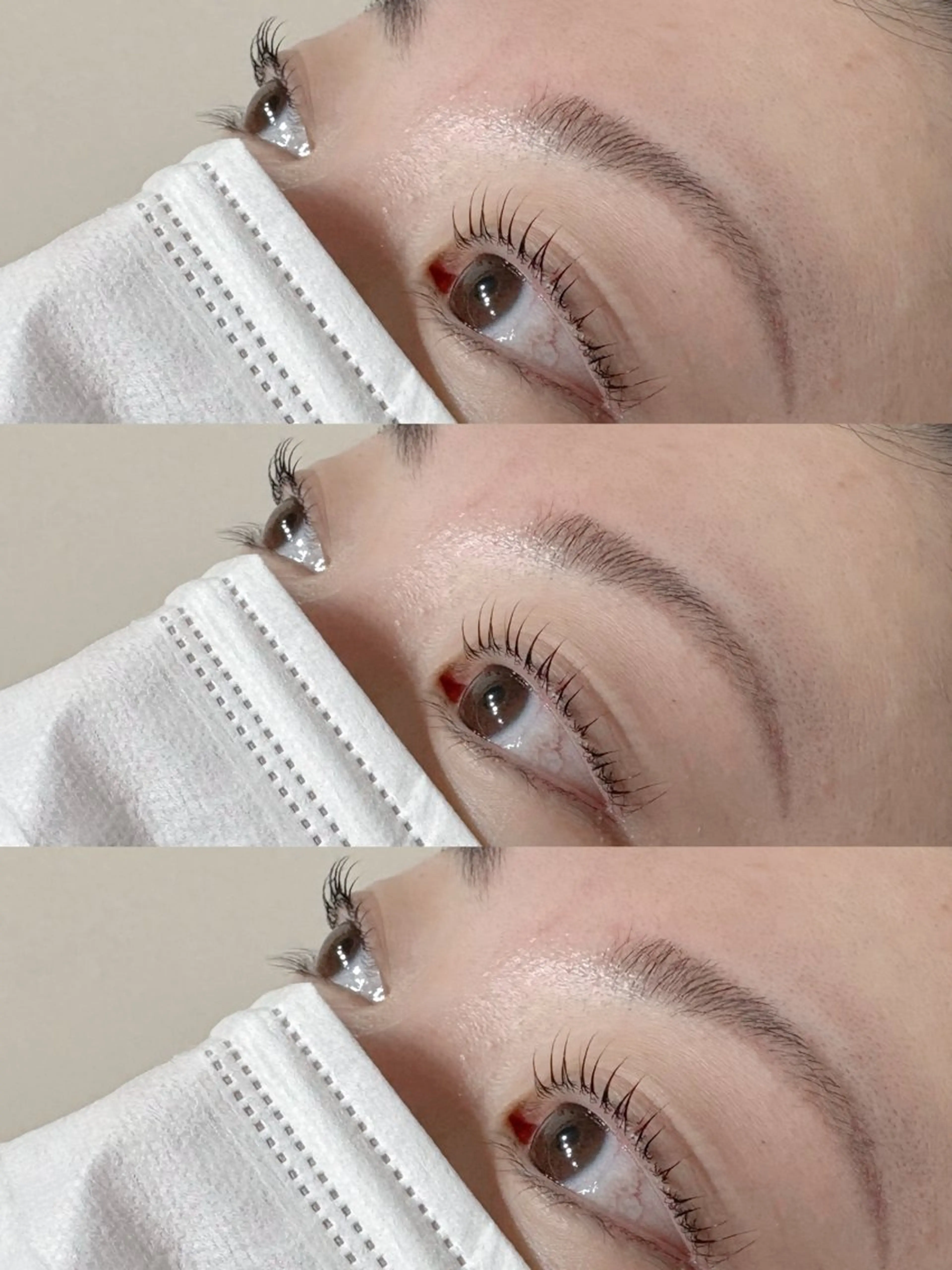 マツエク・マツパ 束感まつ毛 韓国風マツエク 一重×まつ毛パーマ アイリスト¨̮♡ 春香のマツエク・マツパデザイン