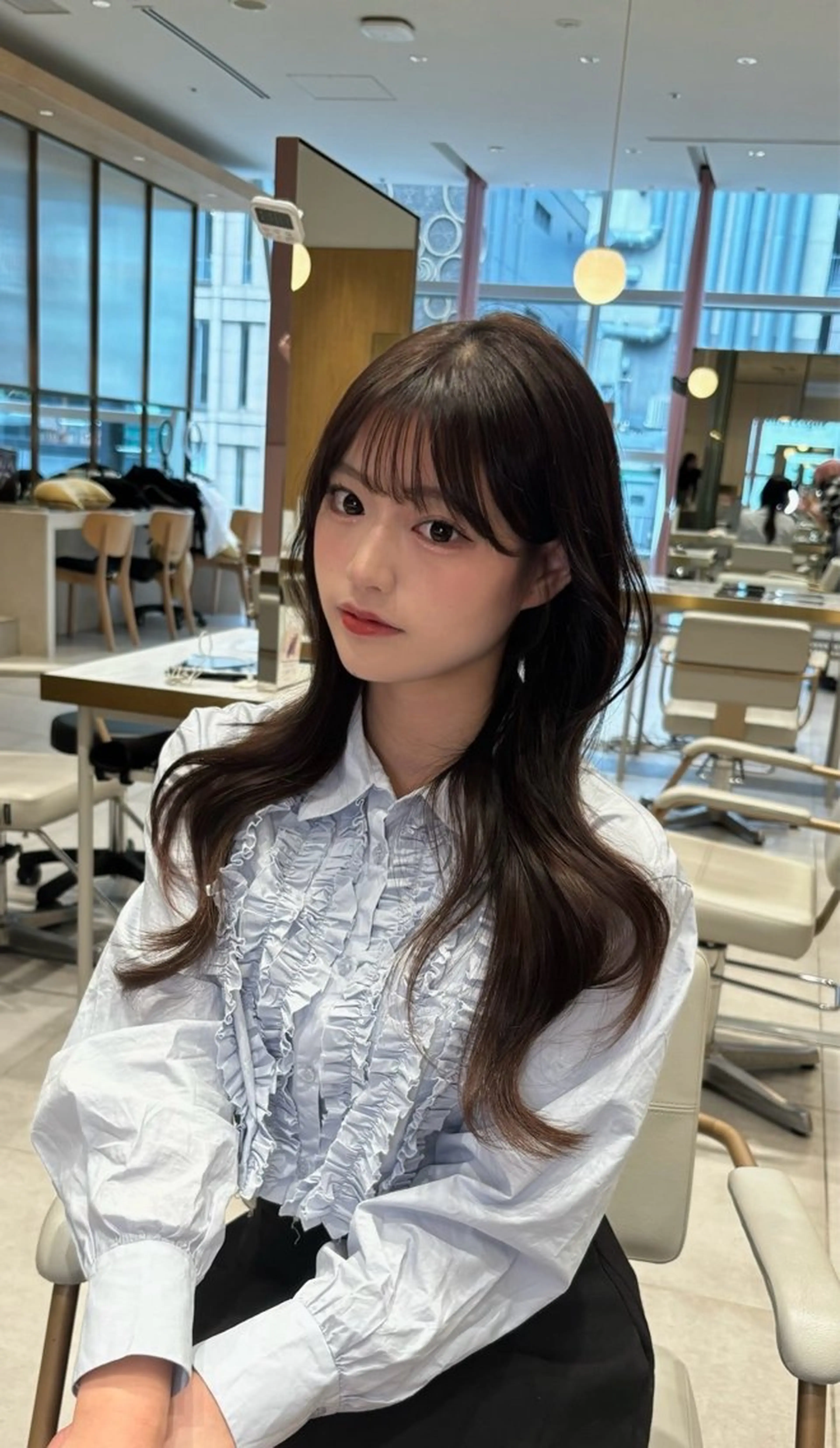 ロング ヘアアレンジ カット トリートメント レイヤーカット/ 小塩 萌々香のヘアスタイル