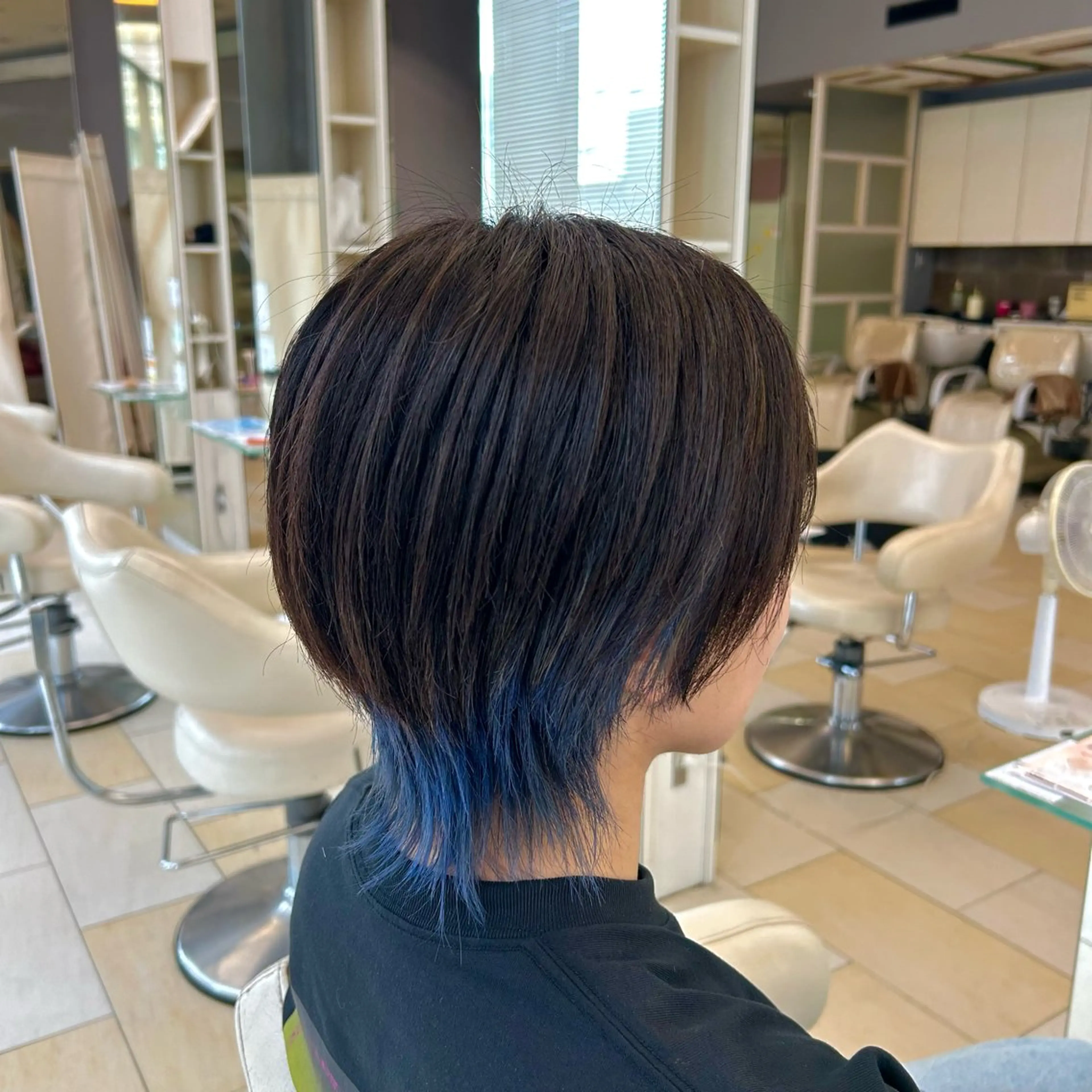 ミディアム カット ヘアカラー トリートメント 牧 ゆりか𓋈のヘアスタイル