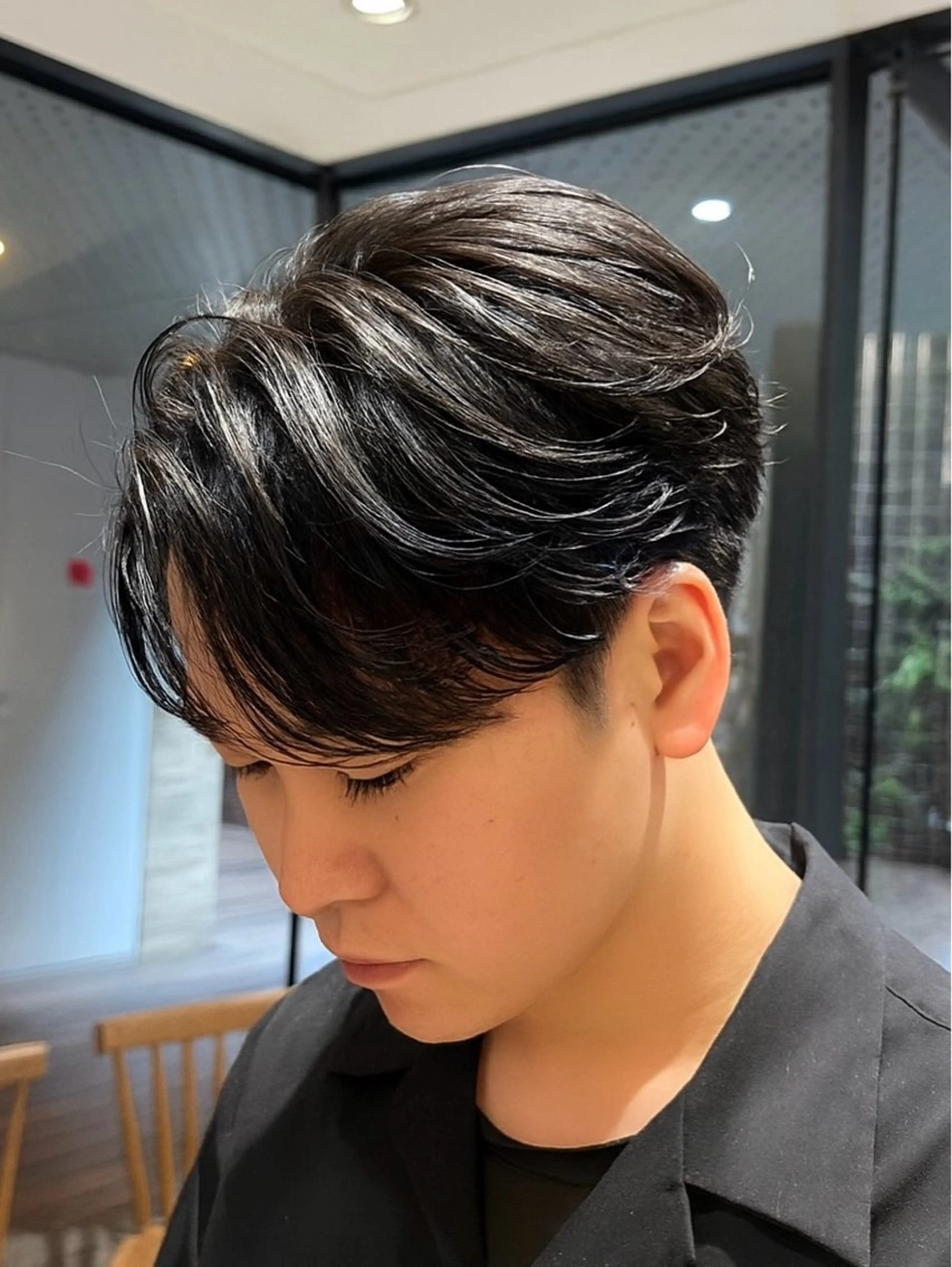 ショート パーマ メンズ フェザーパーマ メンズパーマ ケンシロウ メンズパーマ特化⭕️のヘアスタイル