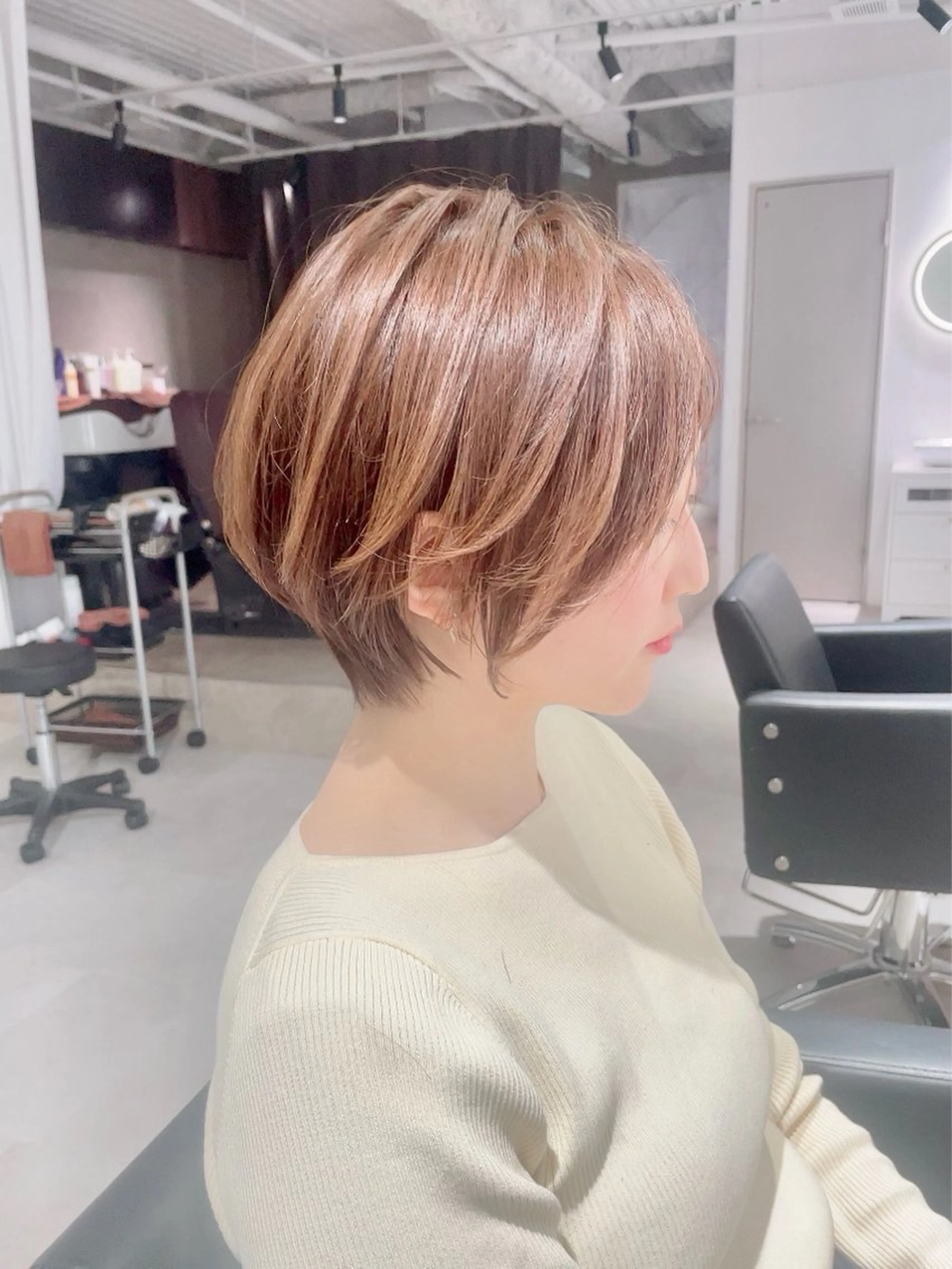 ショート ショートヘア カット ヘアカラー トリートメント I's 山口 翔太のヘアスタイル