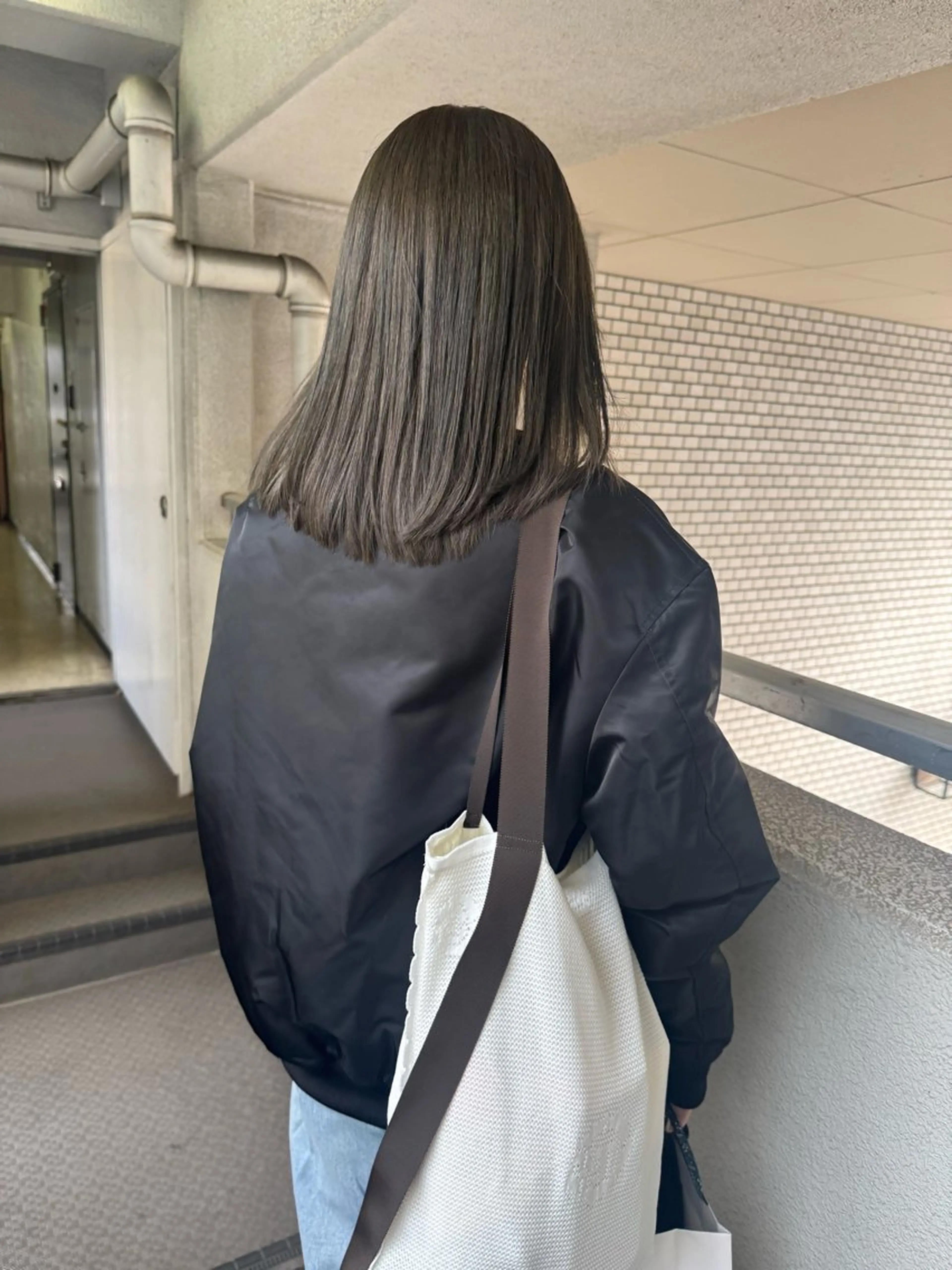 カラー ヘアカラー ブリーチカラー🎀 韓国風/寺門美優のヘアスタイル