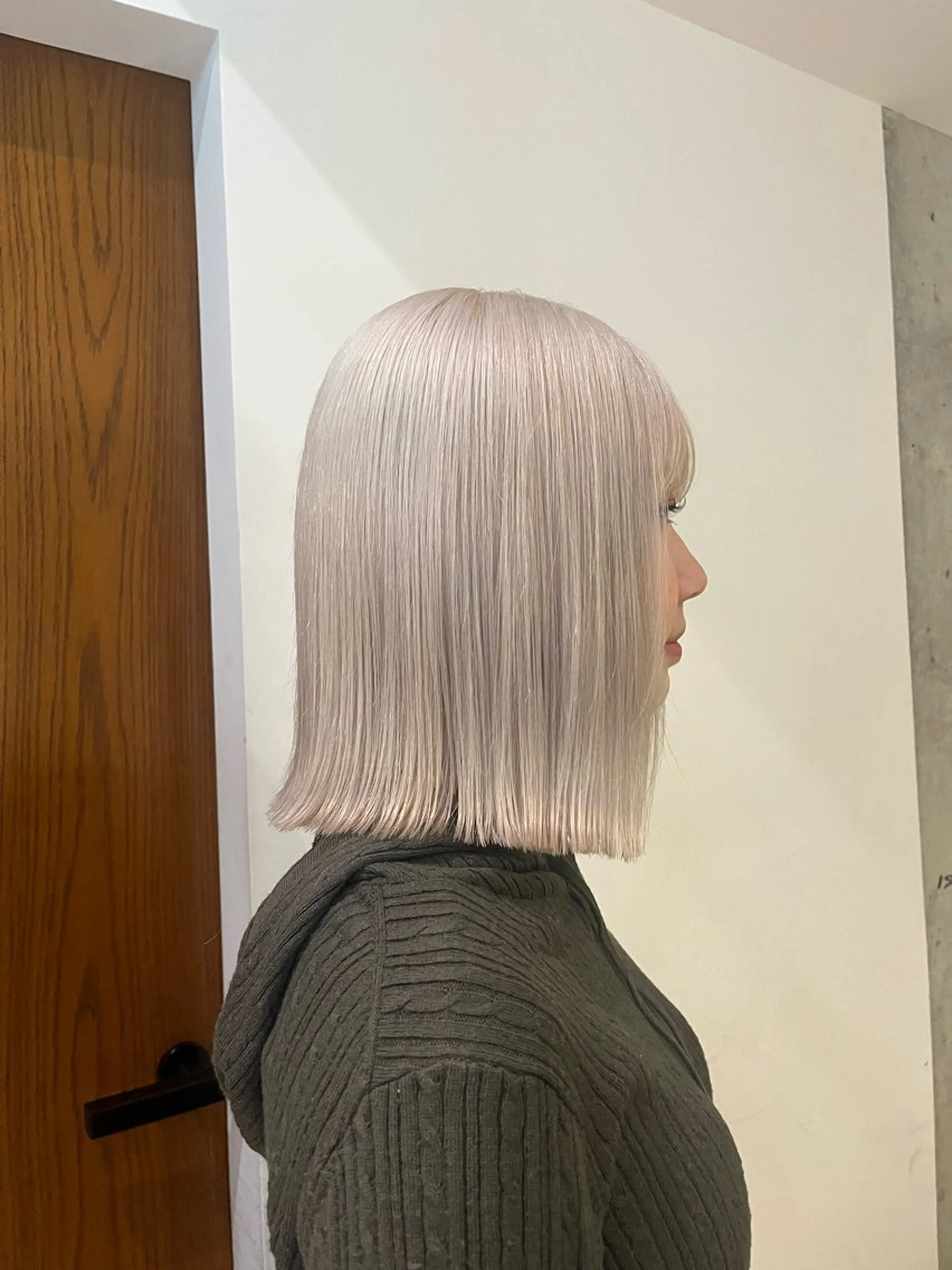 ミディアム ヘアカラー ハイトーン RINO🌺のヘアスタイル