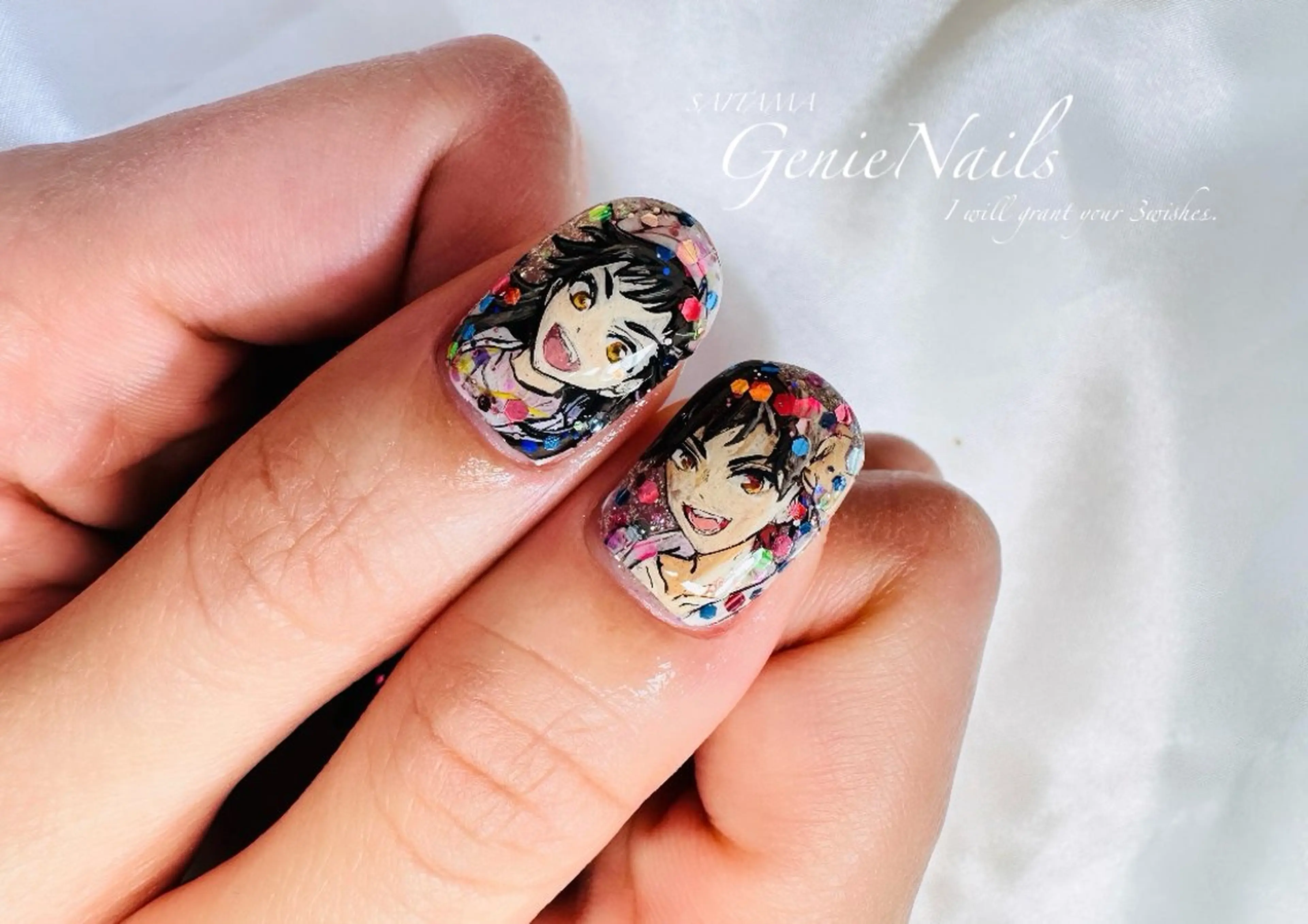 メンズ ネイル アートネイル フットネイル 持ち込み Genie Nailsのネイルデザイン