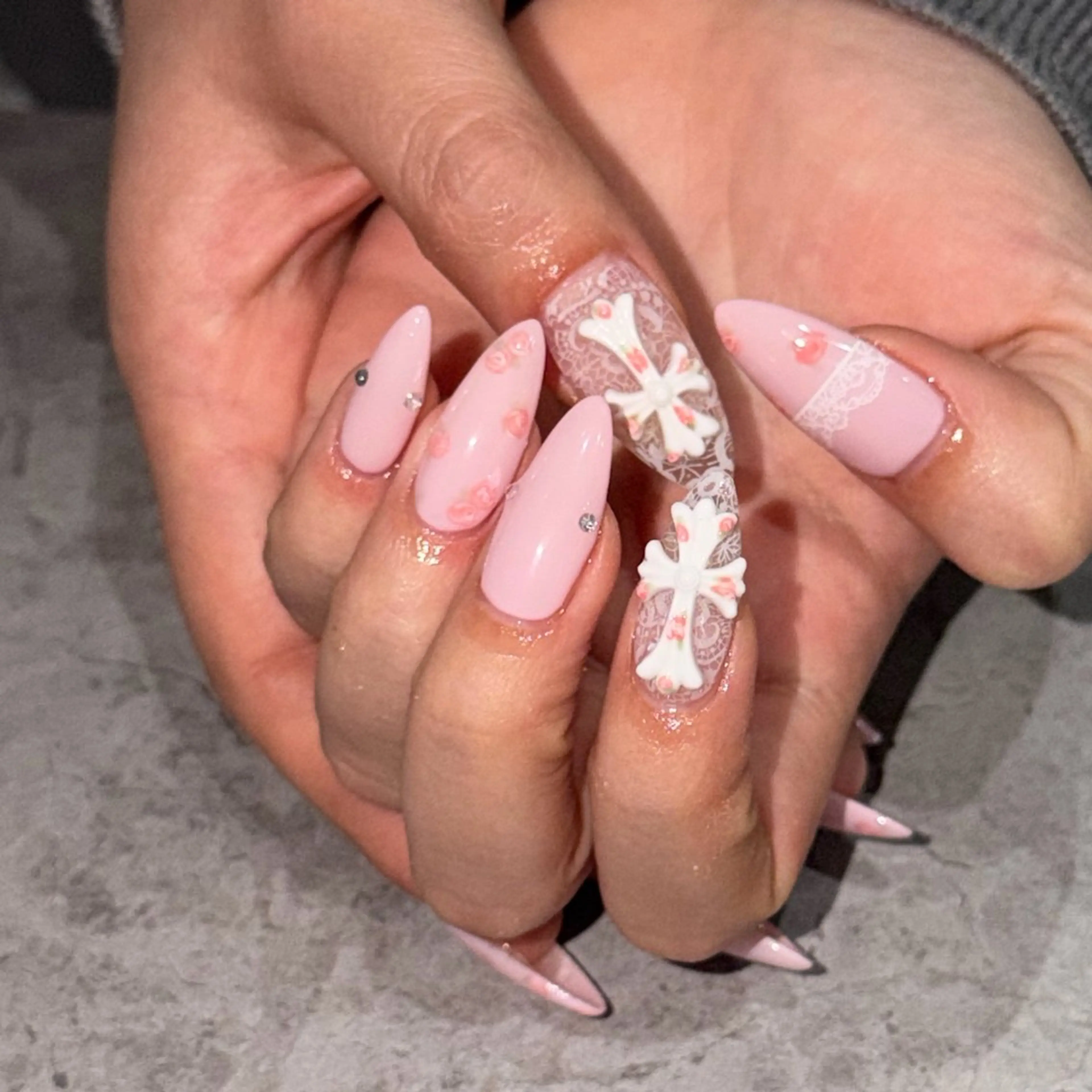 ネイル ハンドネイル IROHA NAIL Kurumi🪽🫧のネイルデザイン