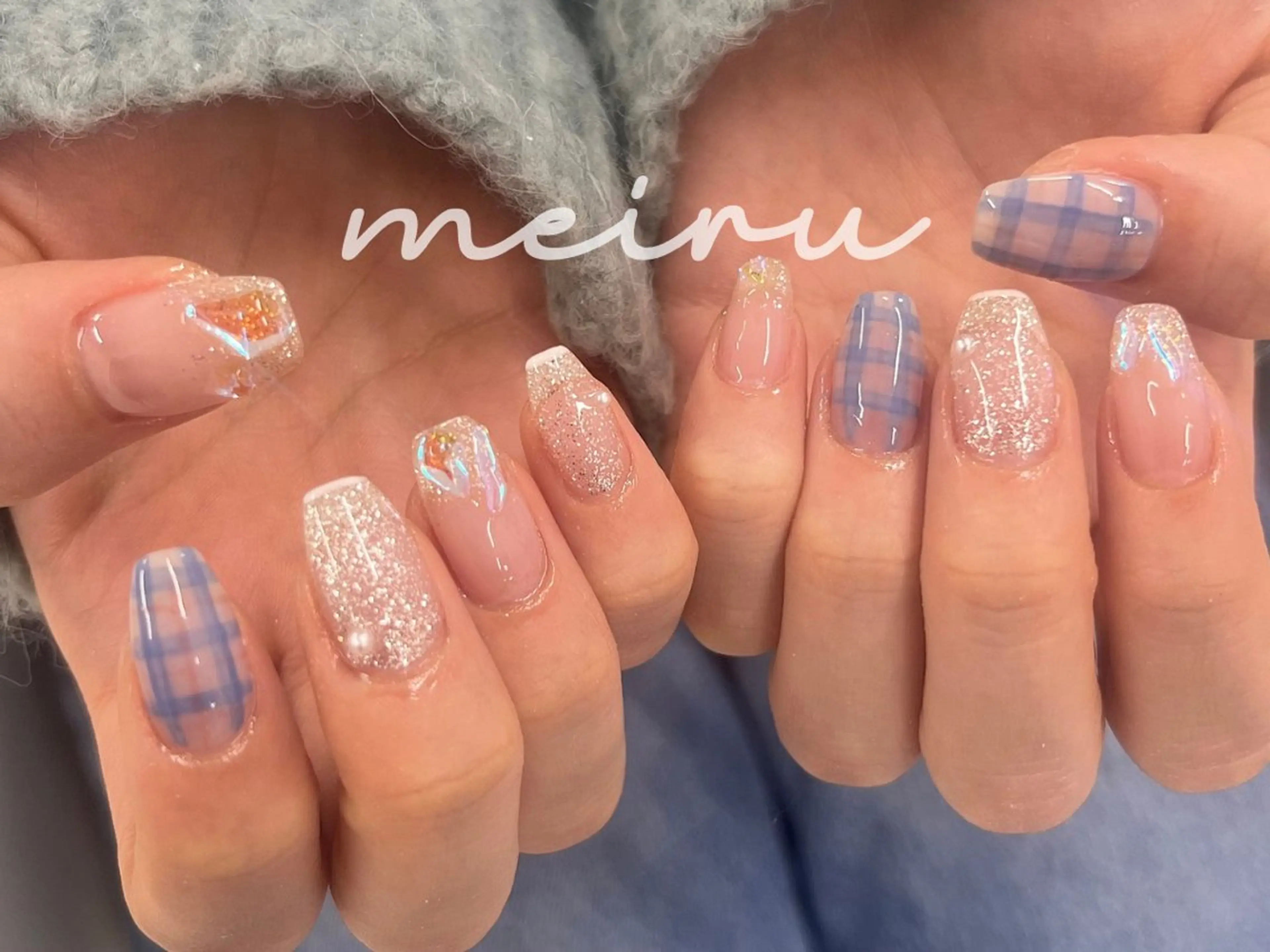 ネイル オーロラネイル 🤍meiru 🤍ネイリストのネイルデザイン