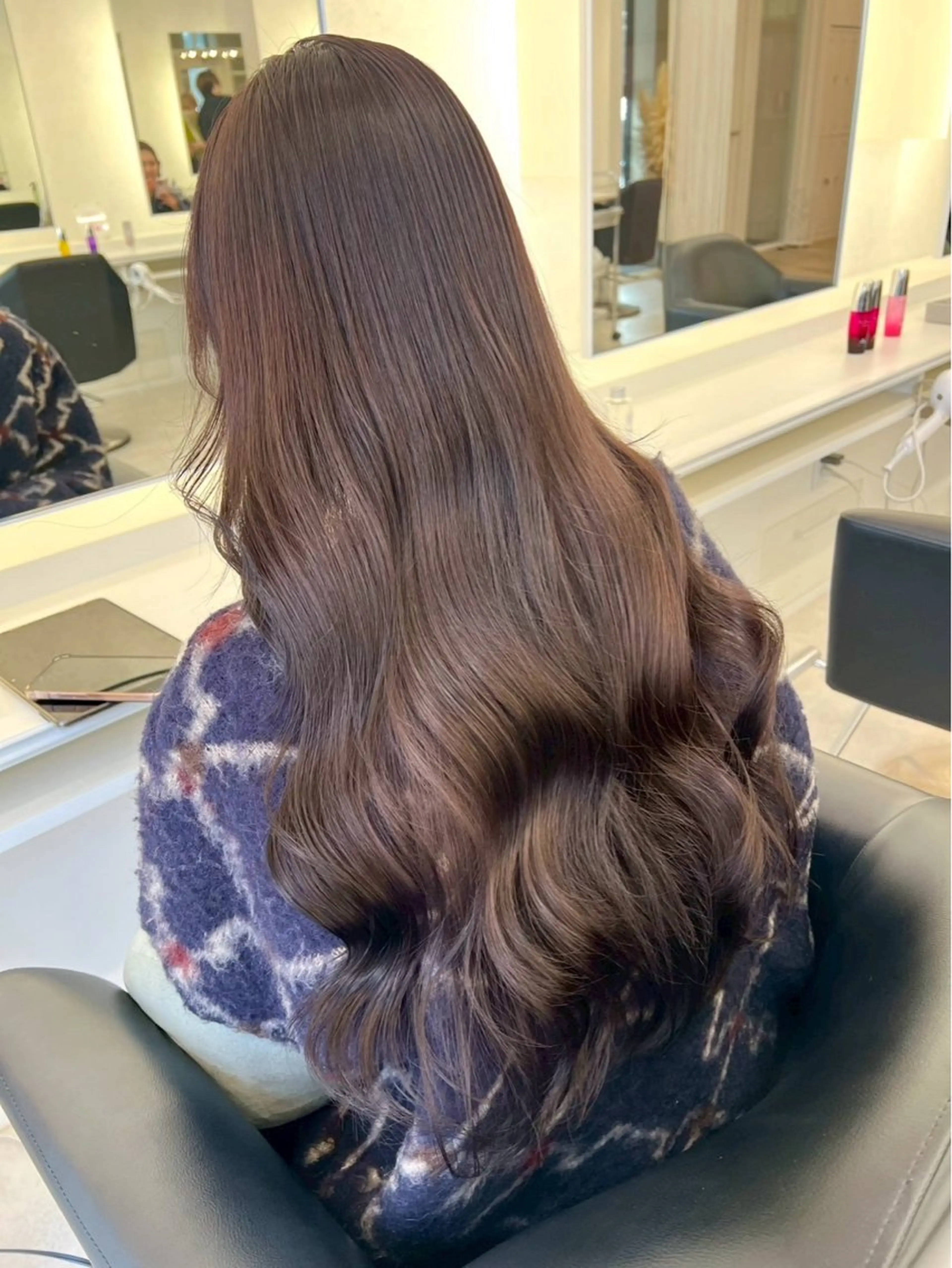 ロング カラー ヘアカラー ParveMix🎀 稲垣 詞葉のヘアスタイル