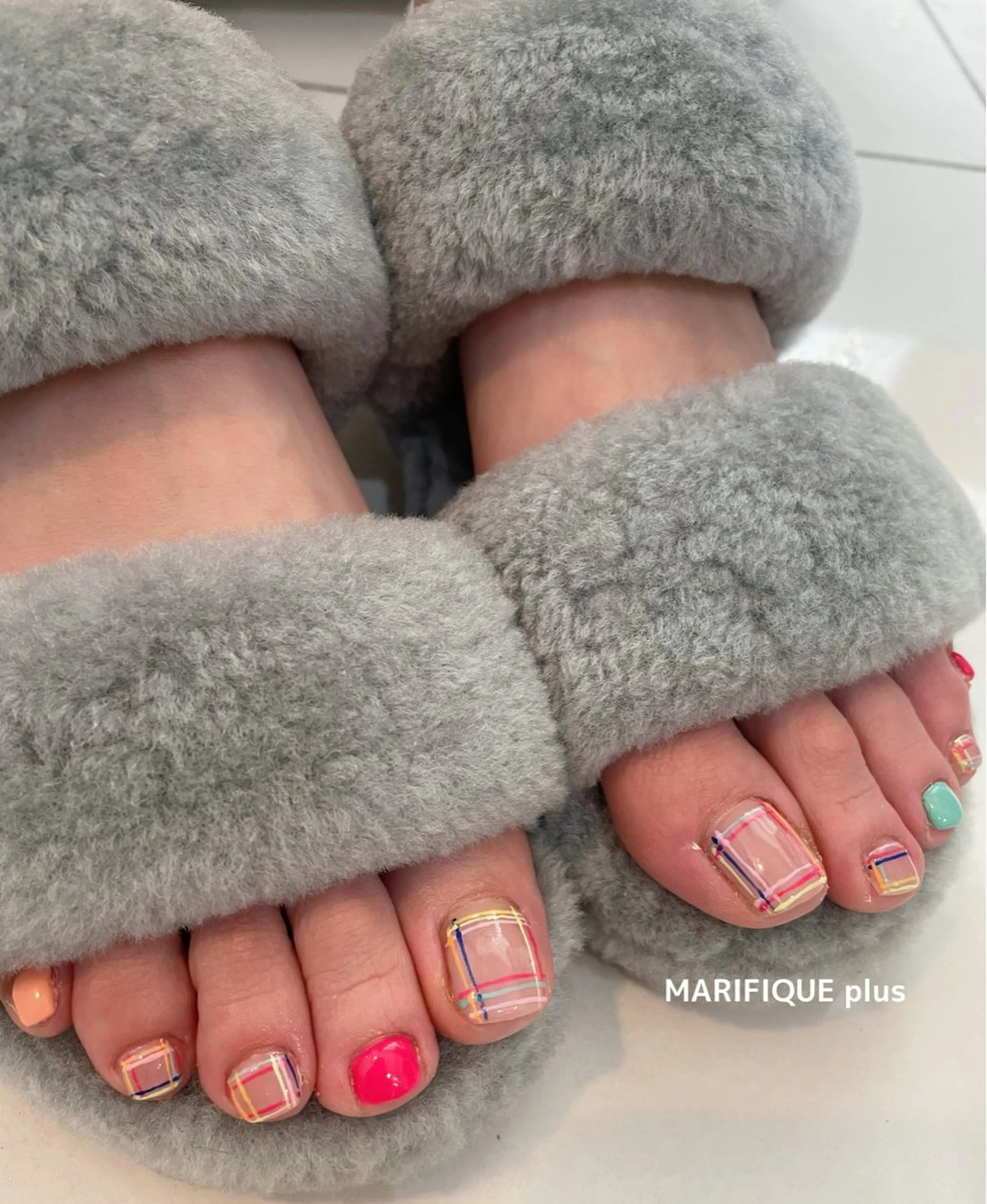 ネイル フットネイル フットネイル ma riのネイルデザイン