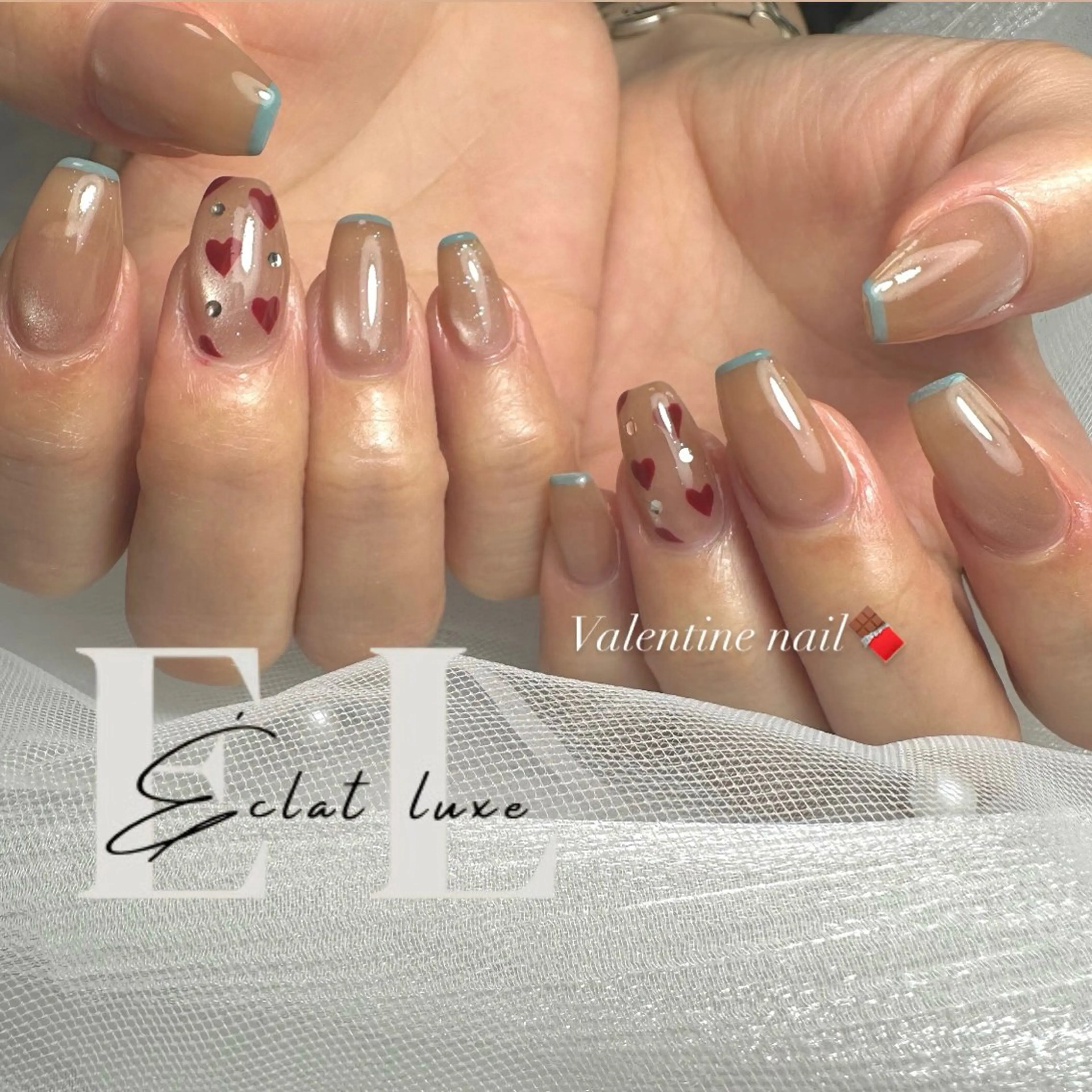 ネイル 韓国ネイル マグネットネイル ニュアンスネイル オフィスネイル ワンホンネイル 倉石 百恵のネイルデザイン