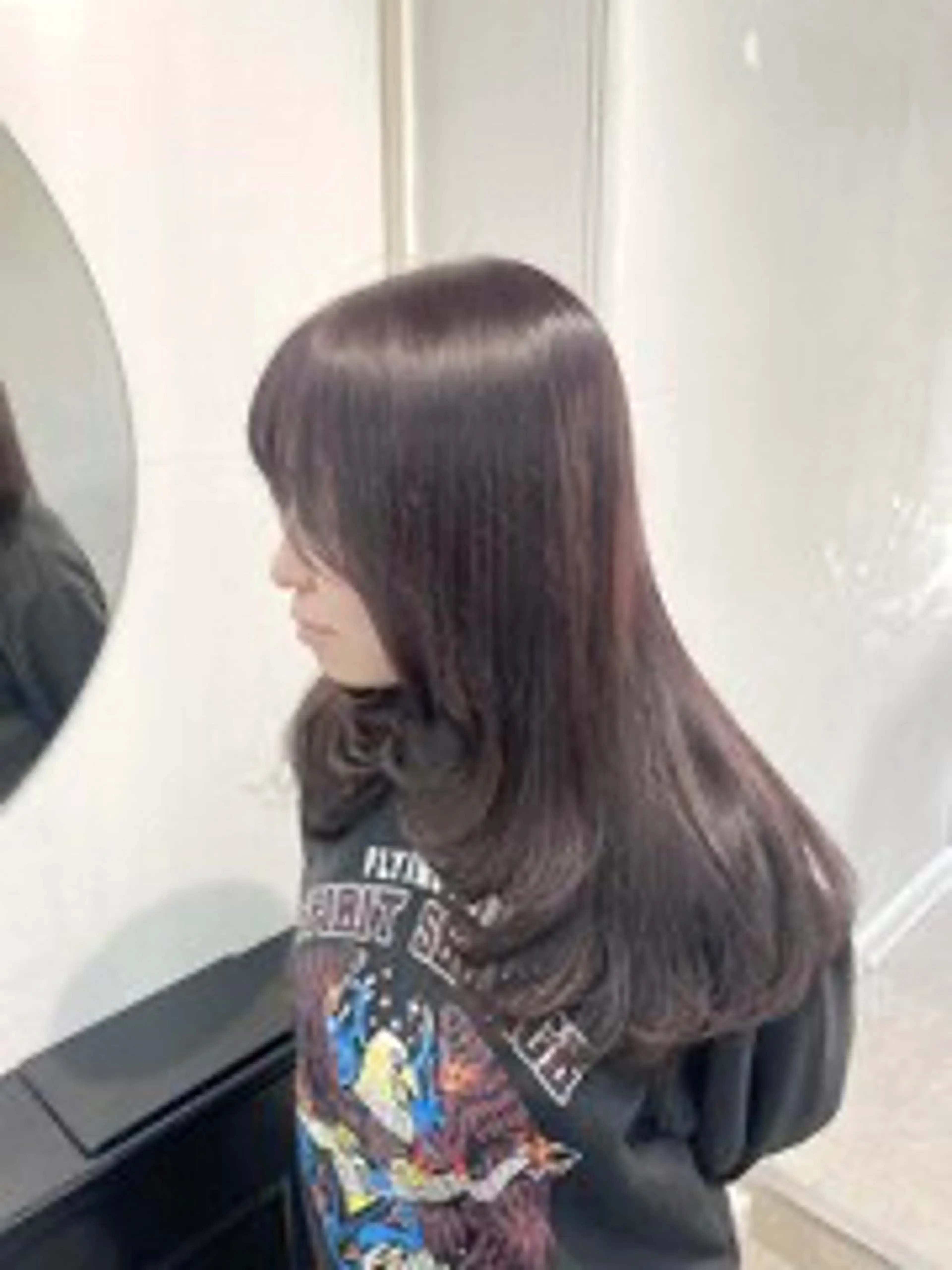 ロング カラー 渡邊 美優のヘアスタイル