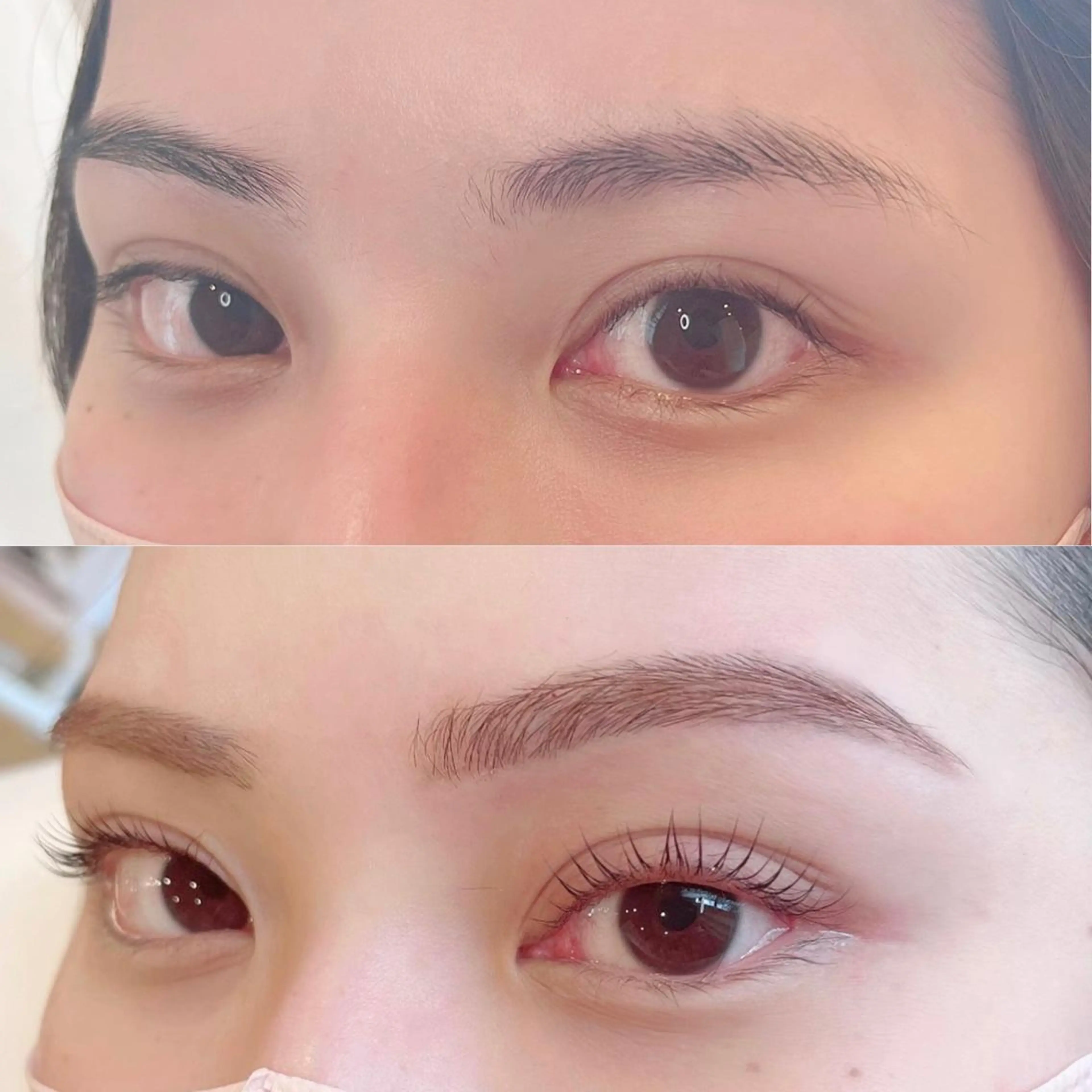 マツエク・マツパ アイブロウ 一重×まつ毛パーマ LELEGANCE eyelashのマツエク・マツパデザイン