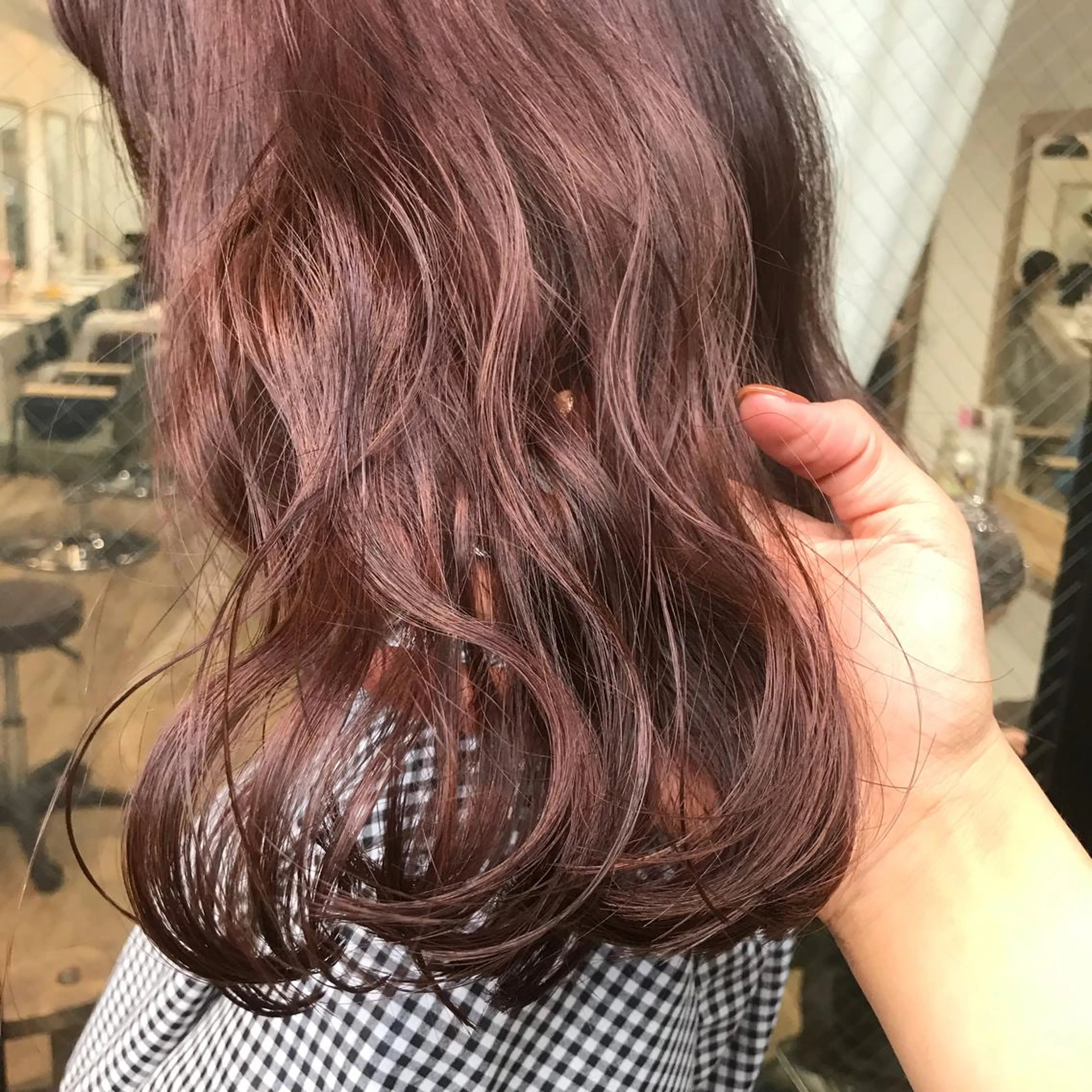 セミロング ヘアカラー トリートメント レイヤー/顔周り /AKARIのヘアスタイル