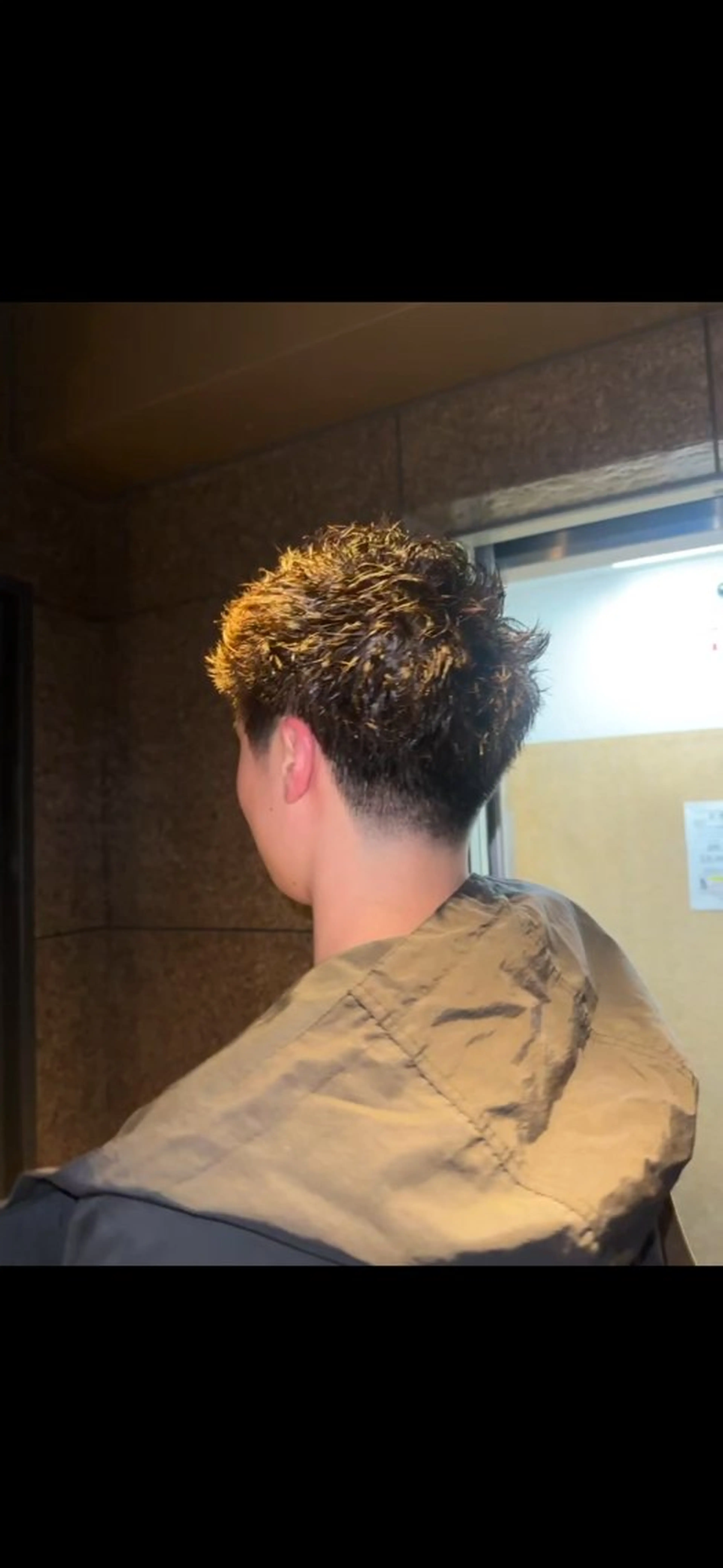 メンズ メンズパーマ カット パーマ 濵田 幸実のヘアスタイル