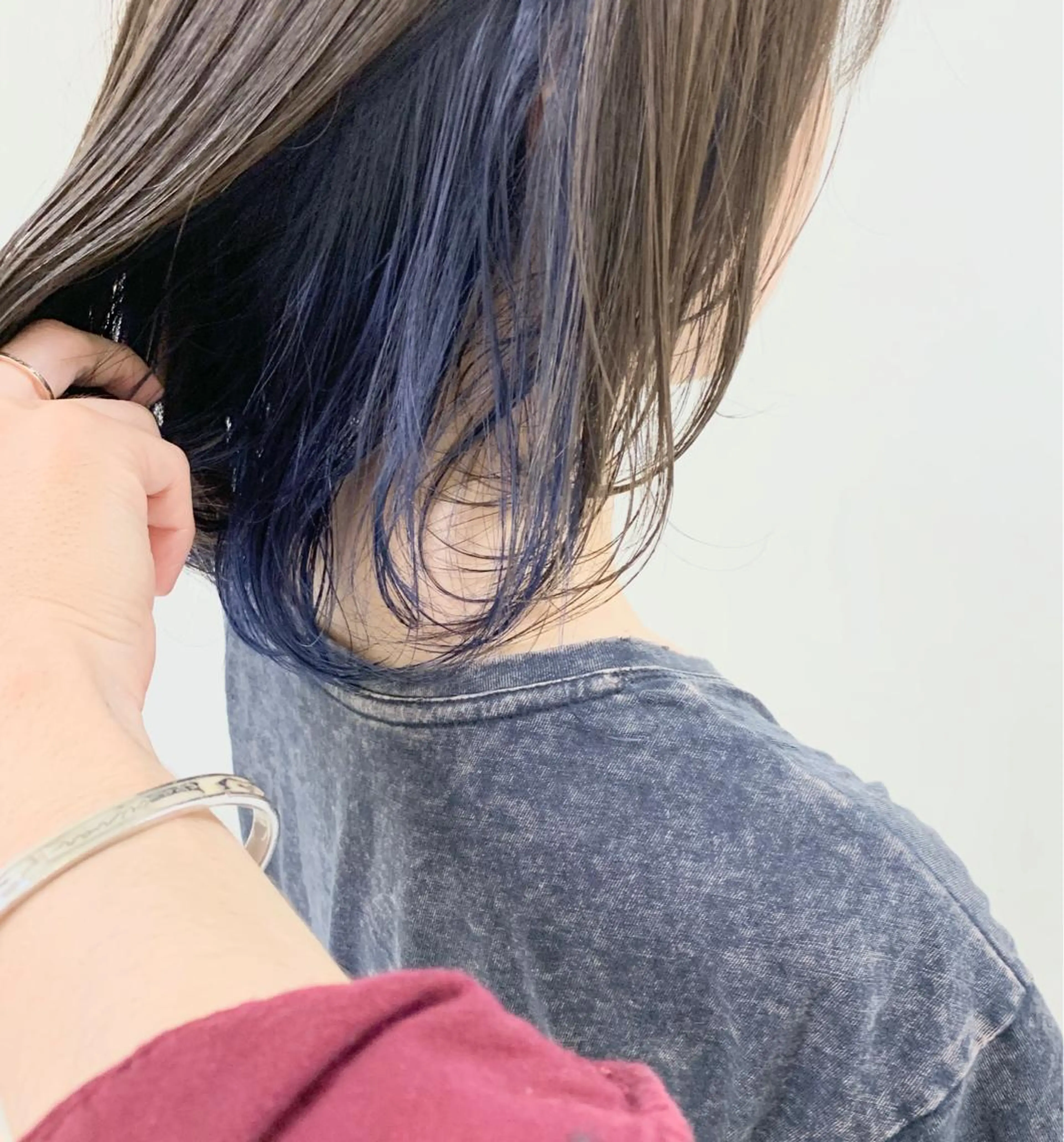 カラー ブルーカラー 窪田 椋介のヘアスタイル