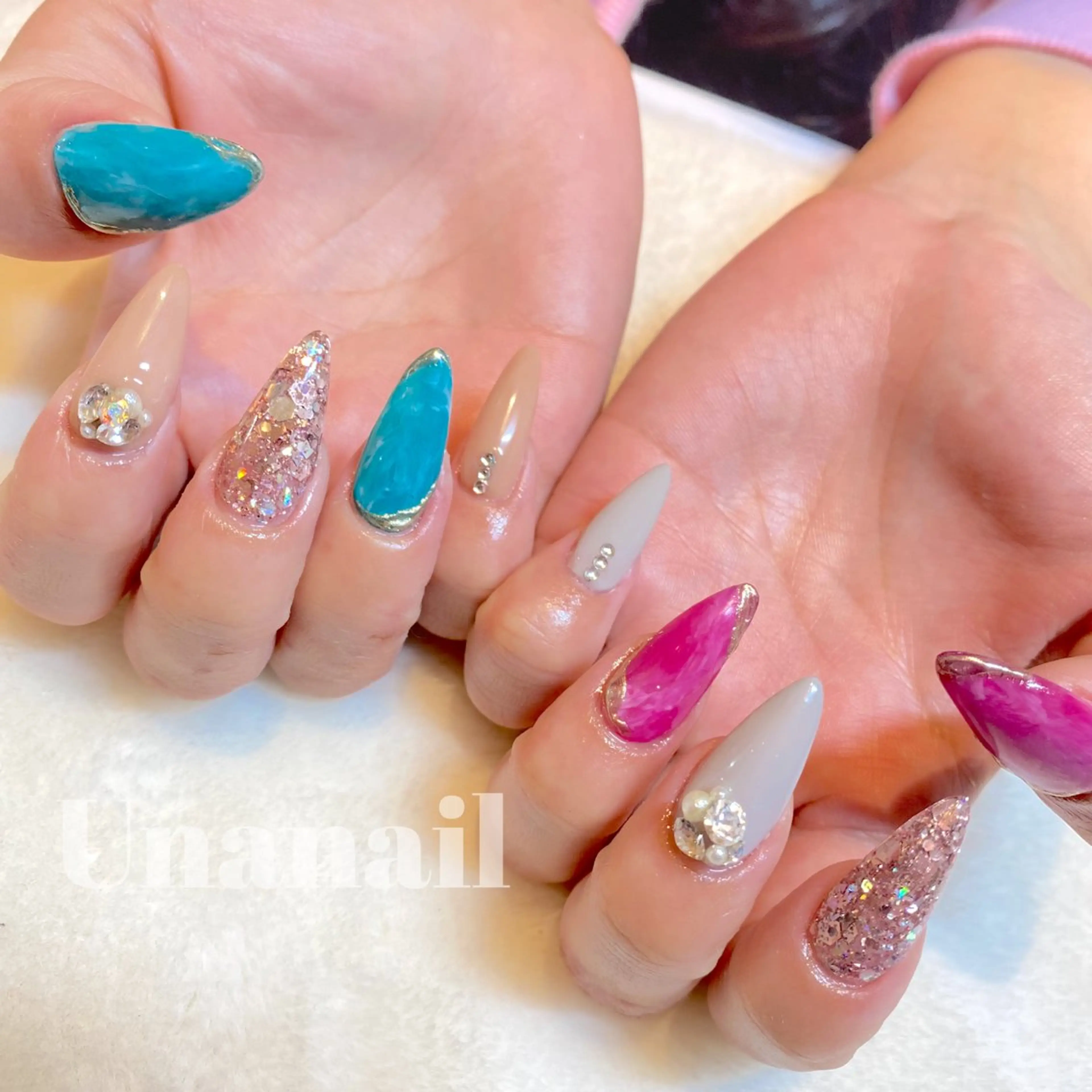 ネイル ハンドネイル una nail salonのネイルデザイン