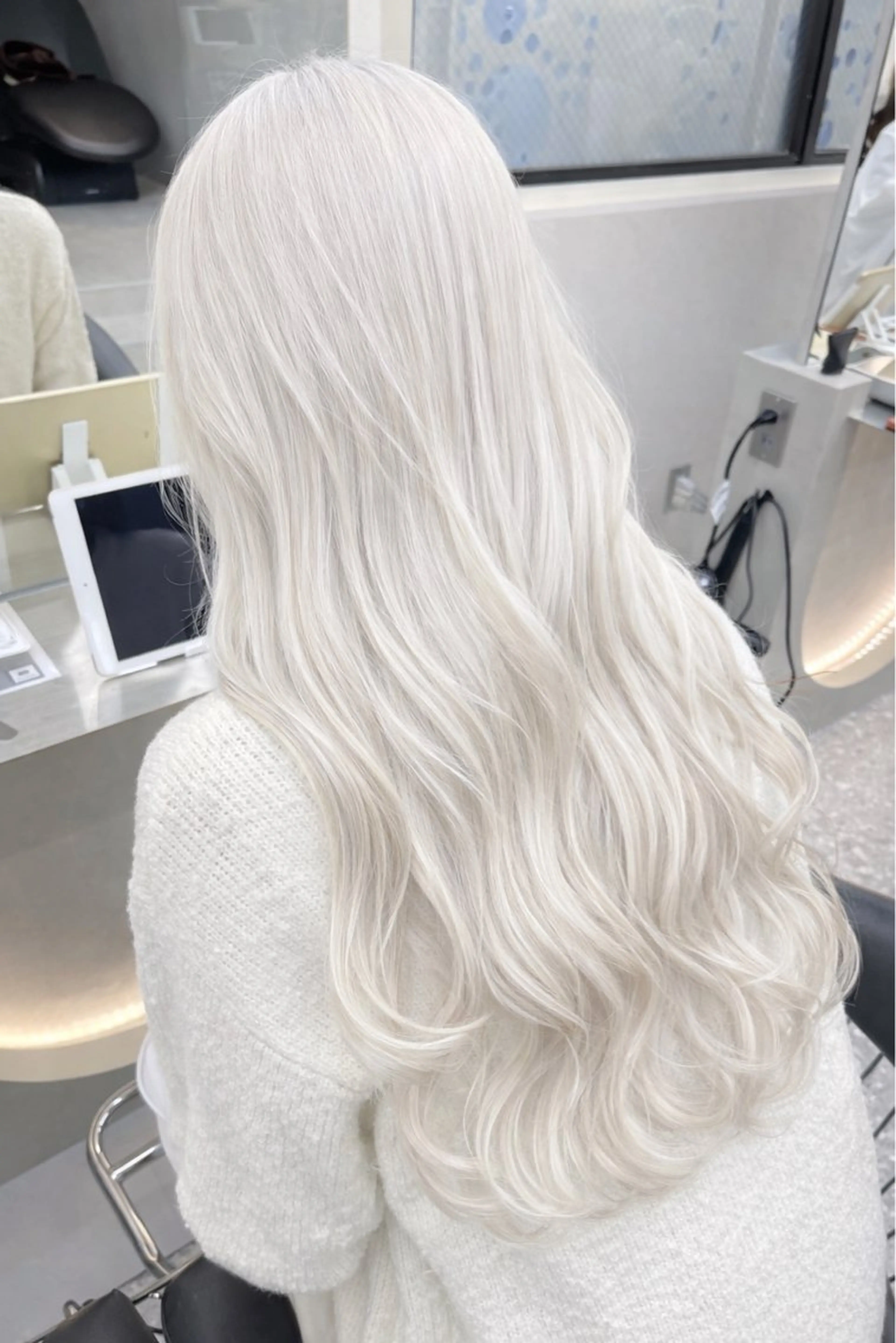 ロング カット ヘアカラー トリートメント 顔周り🇰🇷ロンド レイヤー✨カジワラのヘアスタイル