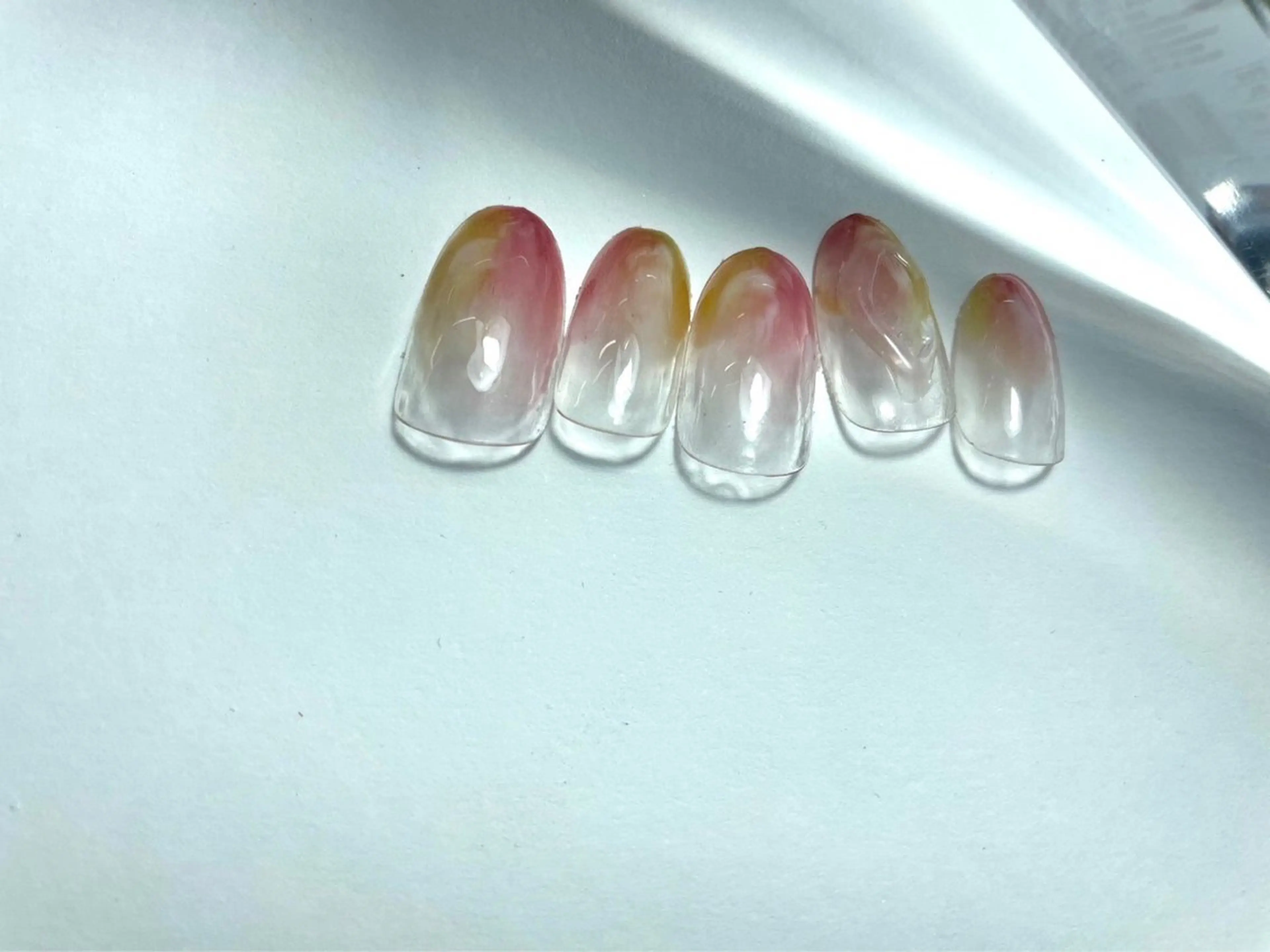 ネイル アートネイル ニュアンスネイル ネイルチップ ⭐︎休業中の練習⭐︎ JNA認定講師髙橋のネイルデザイン