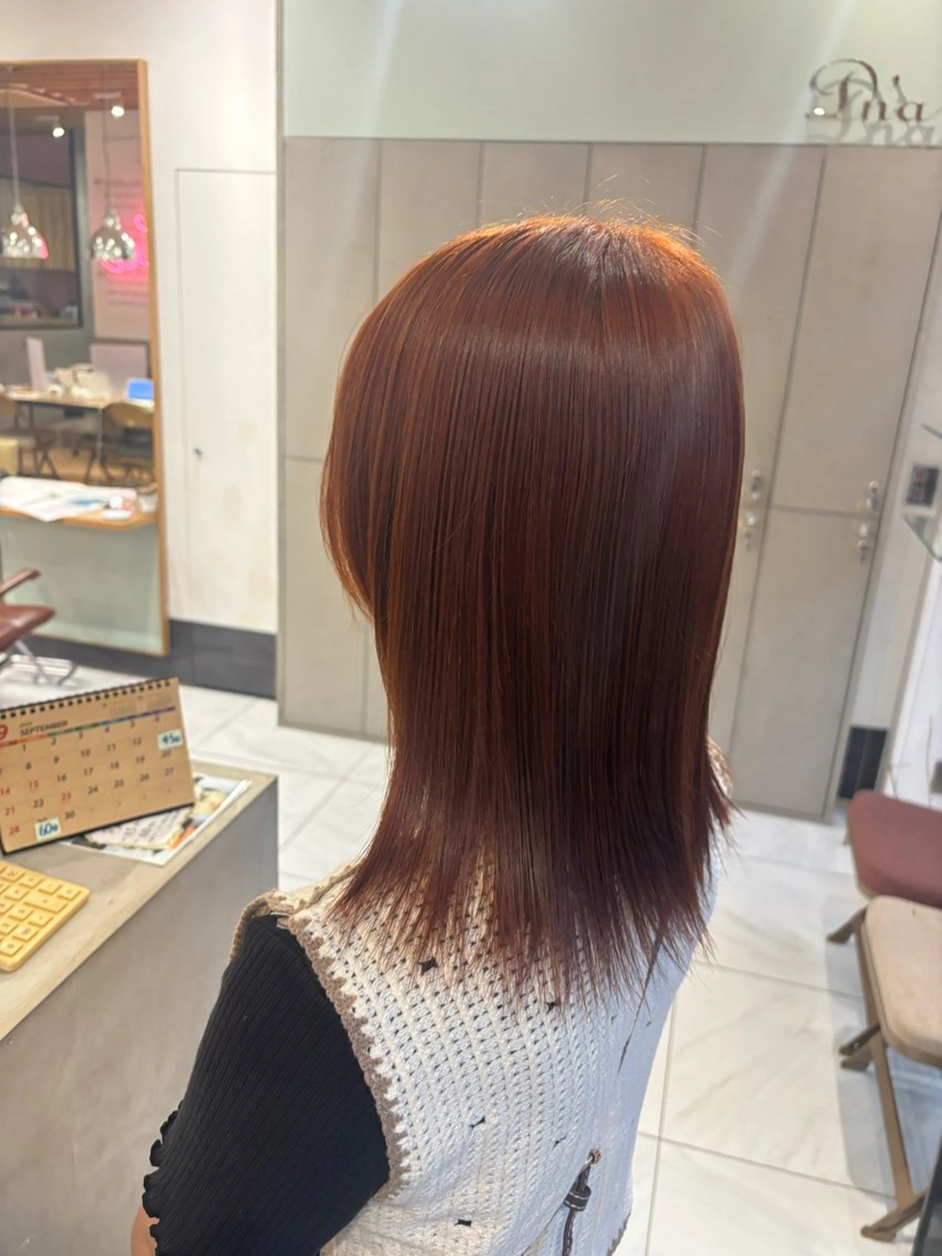 ミディアム ヘアカラー ️🩵RINKA/ 艶color🩵のヘアスタイル