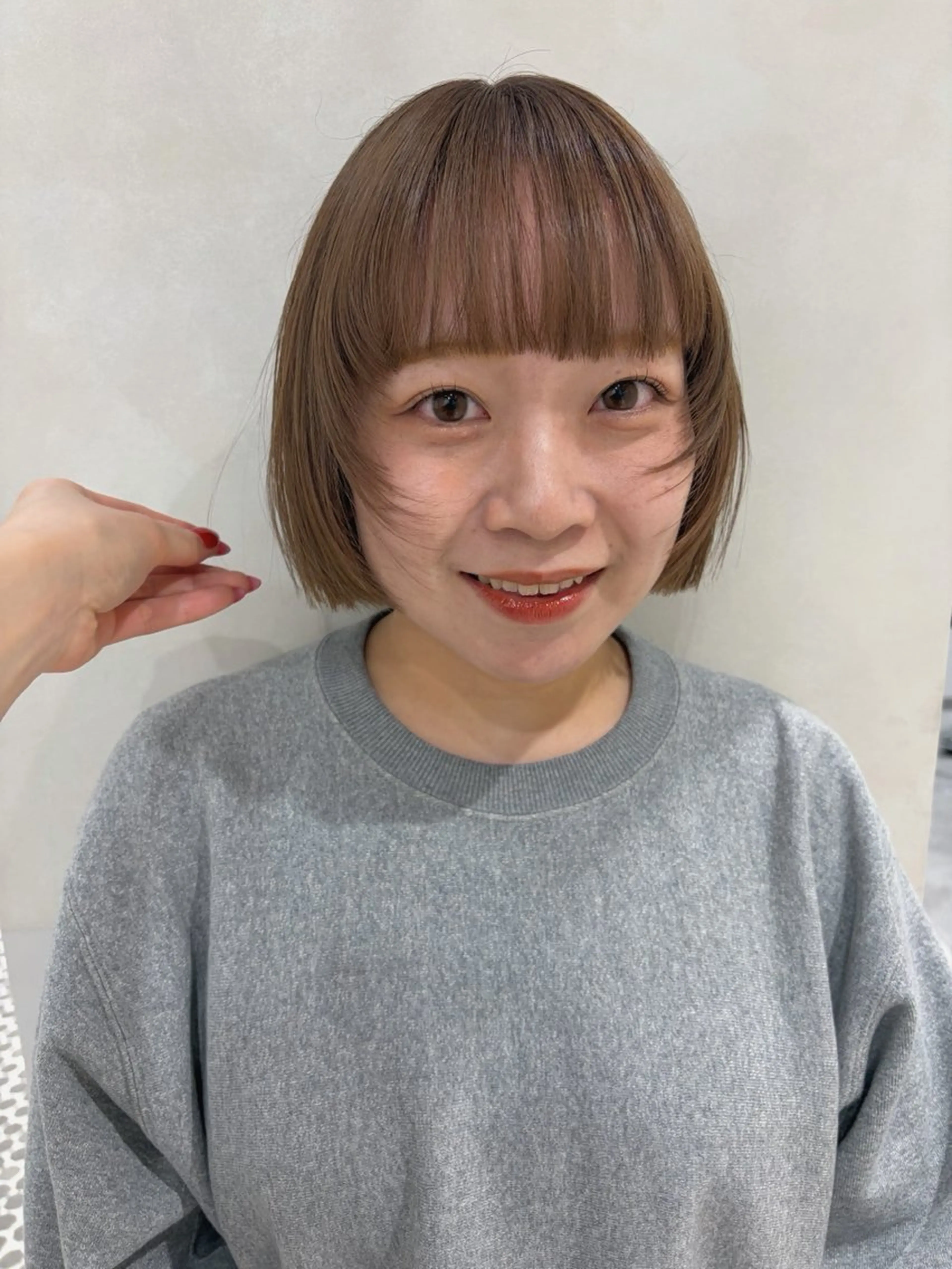 カット+ブリーチ+カラー+トリートメント【ブリーチで透明感のある明るめカラー🩷トリートメントでしっかりダメージ補修】の写真